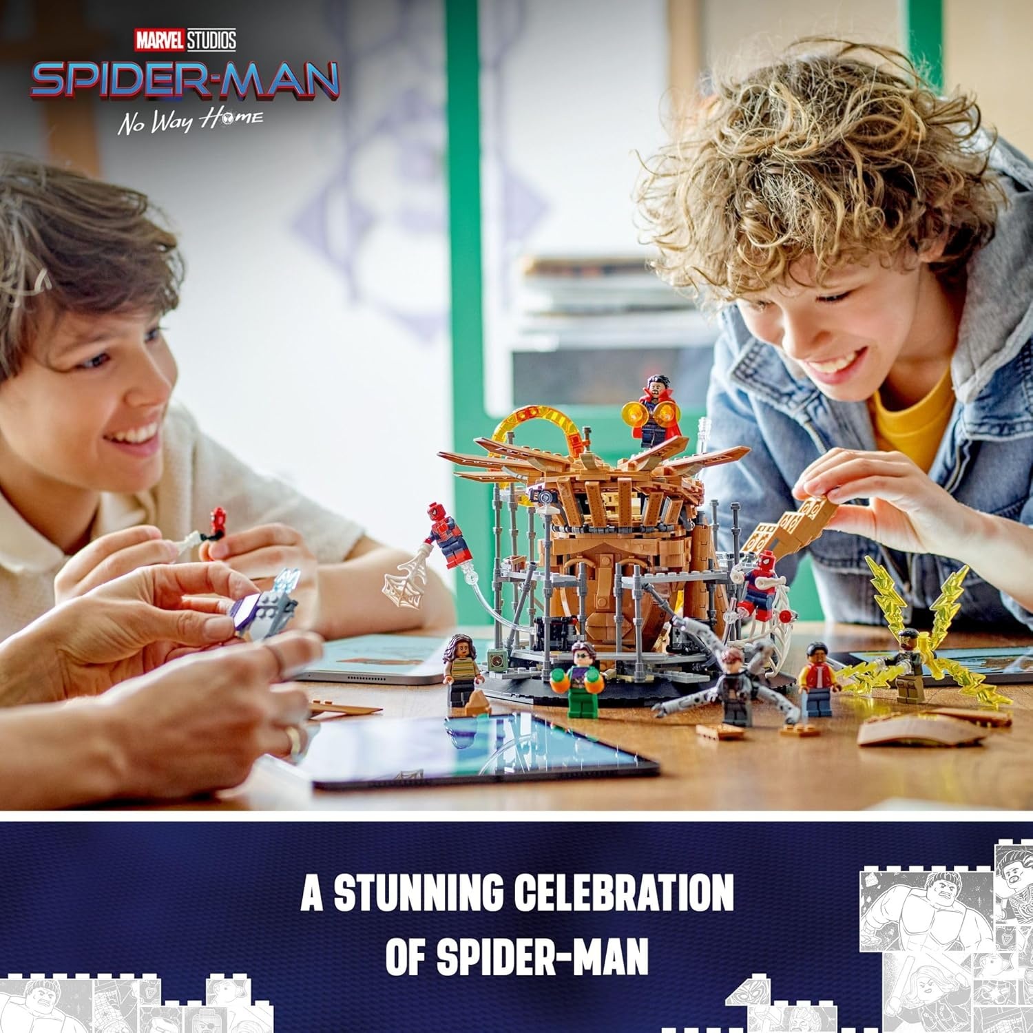 image:imageLEGO Marvel SpiderMan Final Battle Building Toy Pretend Play Kids Toy for Fans Boys amp Girls Ages 10 with 3 Spiderman Minifigures Gift for Birthdays 76261