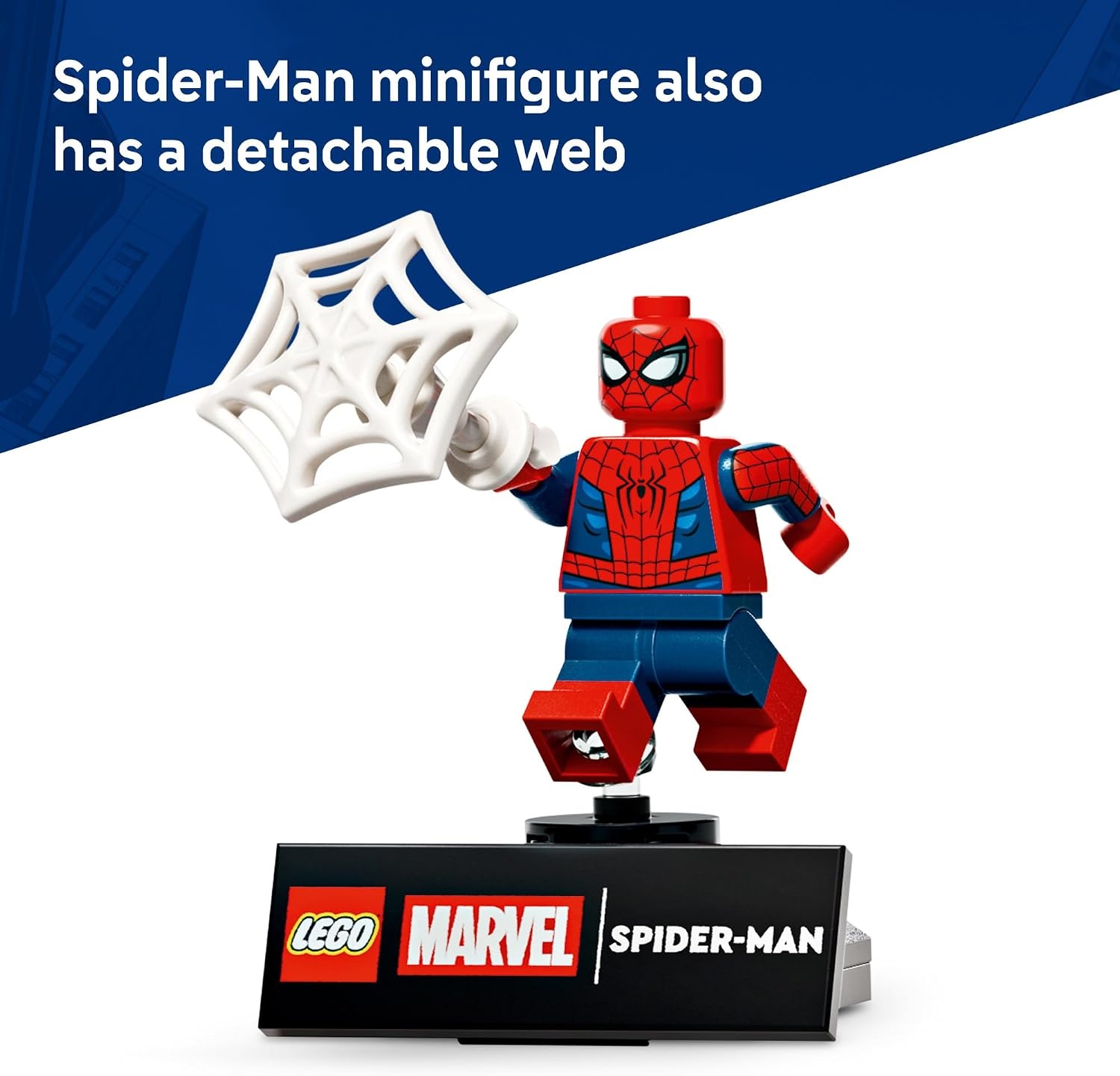 image:imageLEGO Marvel SpiderMan Hero Figure Super Hero Building Toy for Boys amp Girls Ages 12 Posable Kids Bedroom Bookshelf or Desk Decor Gift for Birthdays 76346