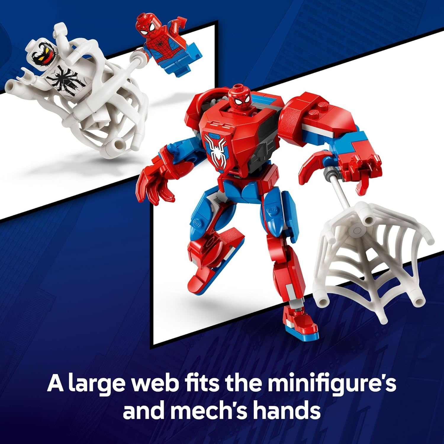 image:imageLEGO Marvel SpiderMan Mech vs AntiVenom Building Toy Set SpiderMan Toy for Kids Boys and Girls Ages 6 Buildable Action Figure Superhero Gift for Birthday 76308