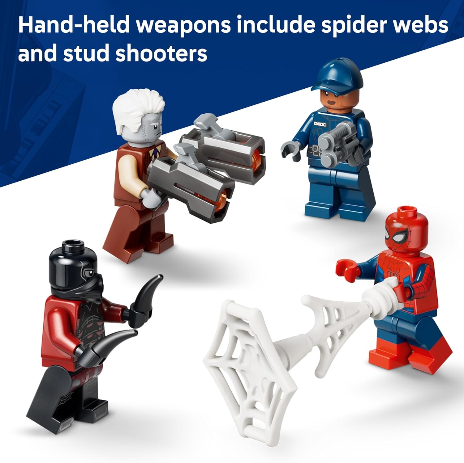 image:imageLEGO Marvel SpiderMan Prison Transport Chase Super Hero Building Toy for Boys amp Girls Ages 8 Includes 4 Minifigures SpiderMan Toy for Fans Gift for Birthdays 76349