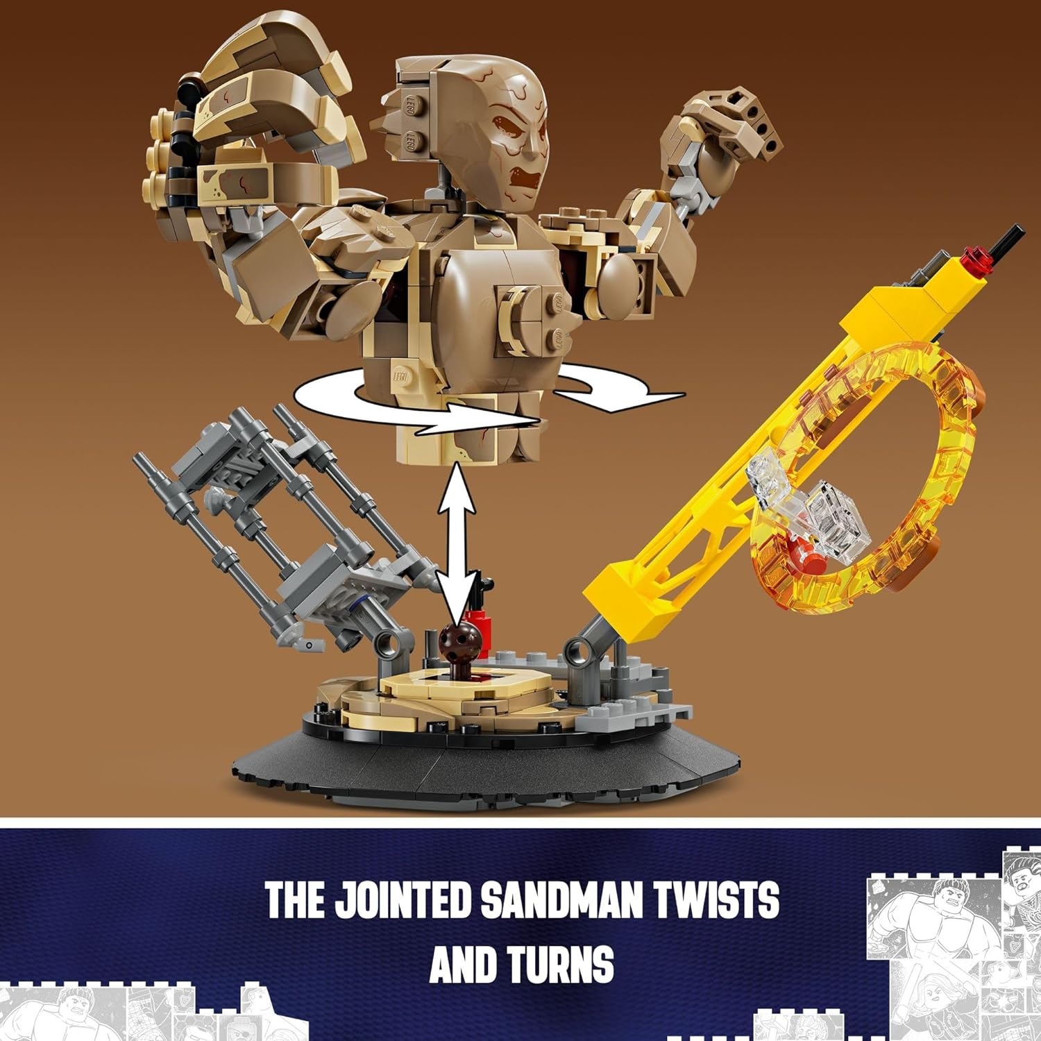 image:imageLEGO Marvel SpiderMan vs Sandman Final Battle Building Toy Pretend Play Kids Toy for Fans 10 Year Old Boy amp Girl Birthday Gifts with Movable Pieces 76280