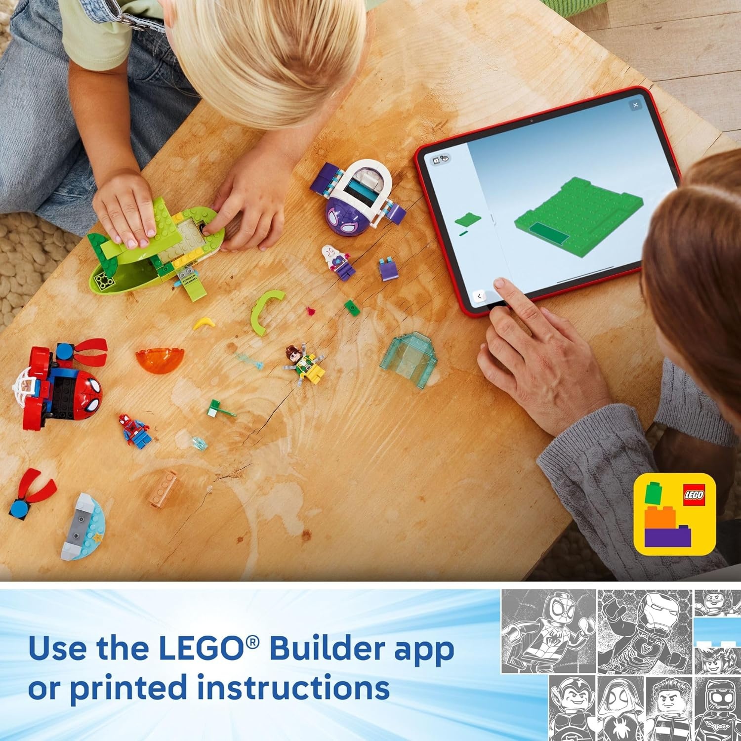 image:imageLEGO Marvel Spidey and His Amazing Friends Spidey Underwater Vehicles Building Toy for Kids Super Hero Pretend Play Set for Preschool Boys amp Girls Ages 4 Gift Idea for Birthdays 11207