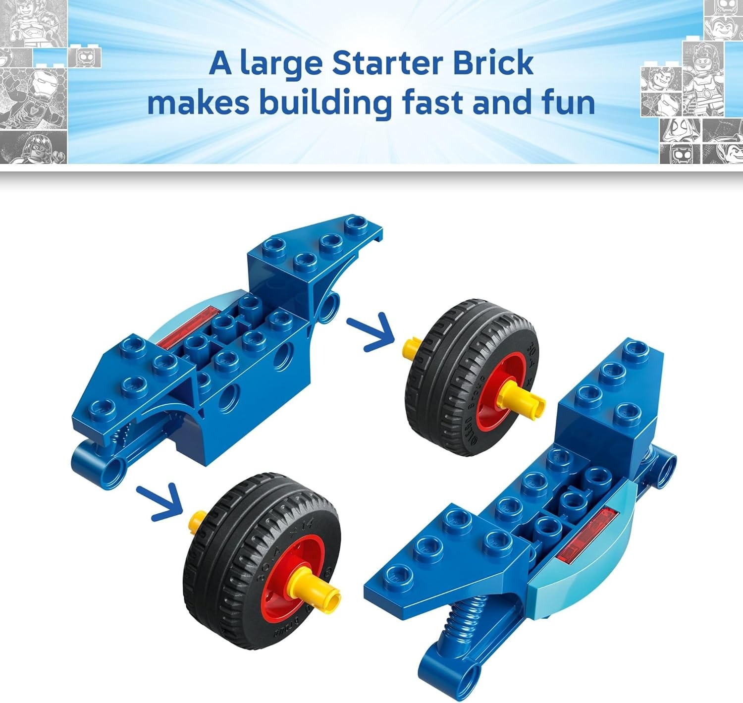 image:imageLEGO Marvel Spidey and His Amazing Friends Spidey on his Motorcycle vs Rhino Building Toy for Kids Super Hero Pretend Playset for Preschool Boys amp Girls Ages 4 Gift Idea for Birthdays 11206
