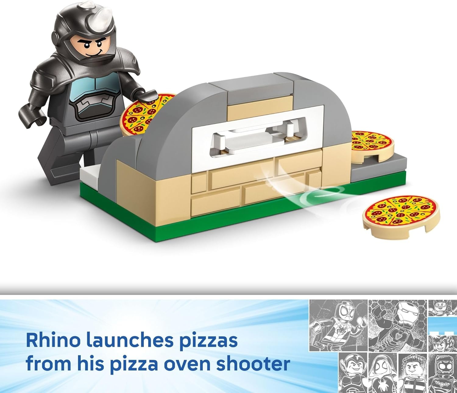 image:imageLEGO Marvel Spidey and His Amazing Friends Spidey on his Motorcycle vs Rhino Building Toy for Kids Super Hero Pretend Playset for Preschool Boys amp Girls Ages 4 Gift Idea for Birthdays 11206