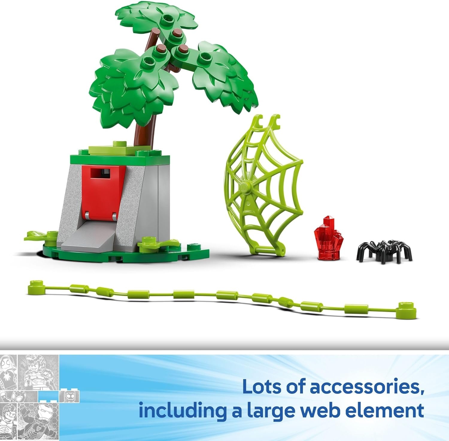 image:imageLEGO Marvel Team Spidey Web Spinner Headquarters Building Toy Spidey and His Amazing Friends Toys Playset for Boys amp Girls Ages 4 Gift for Birthday 10794