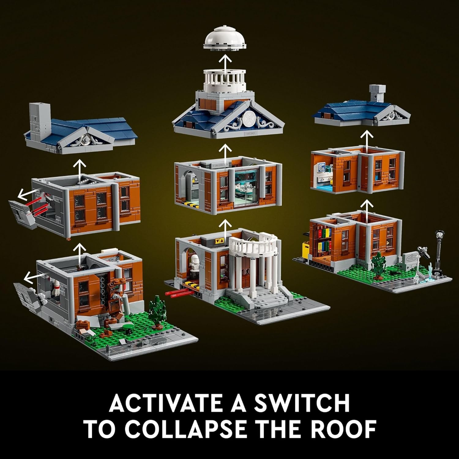 image:imageLEGO Marvel XMen The XMansion Building Set Marvel Collectibles DIY Craft Kit for Adults Ages 18 Buildable Xavier Institute with 10 Minifigures Gift Idea for Superhero Fans 76294