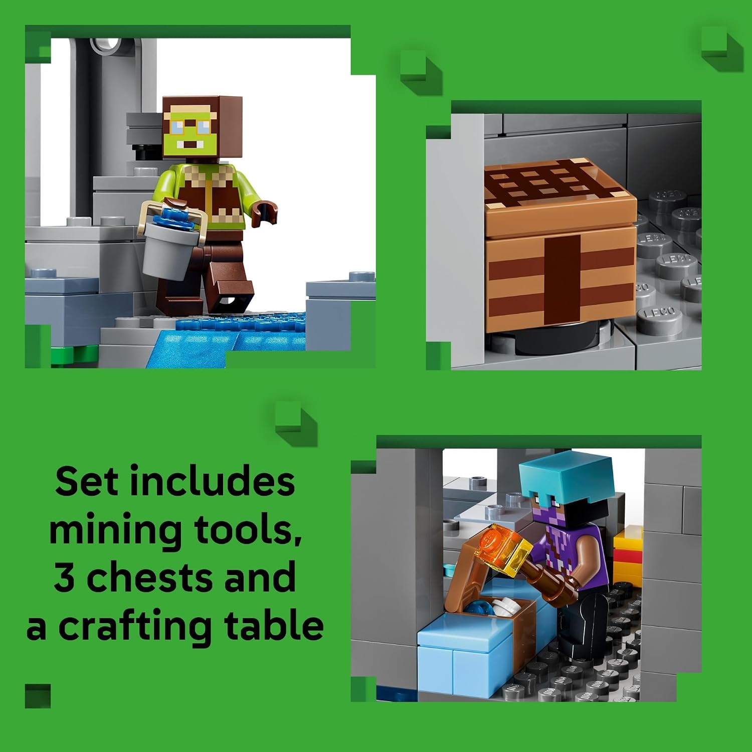 image:imageLEGO Minecraft Ghast Station 21597 Building Toys for Boys amp Girls Ages 9 Sturdy Build for Pretend Play 8 Minecraft Figures 754 pieces Gift for Gamers