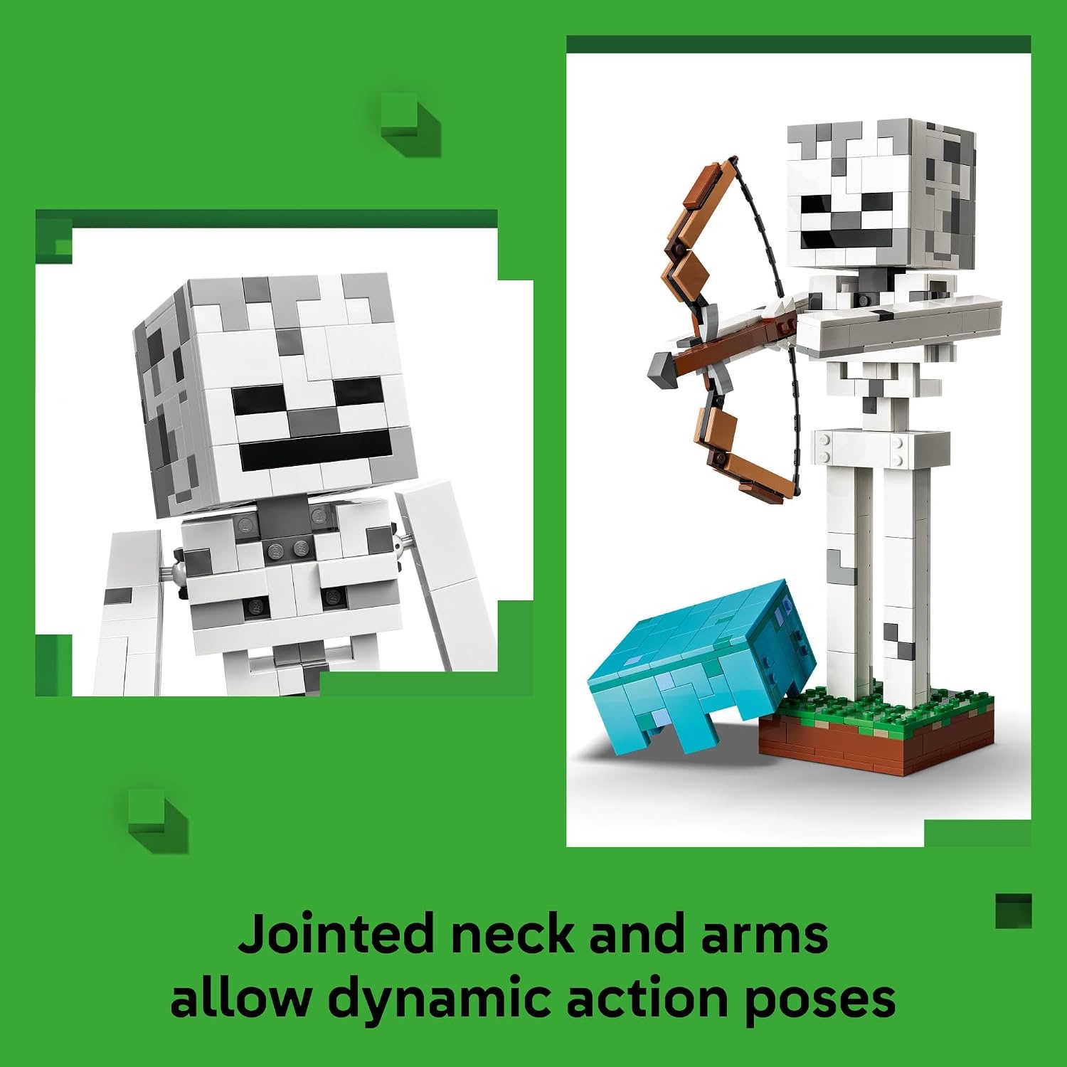 image:imageLEGO Minecraft The Skeleton 21594 Building Toys for Boys amp Girls Ages 10 Display for Bedroom 502 pieces Gift for Gamers