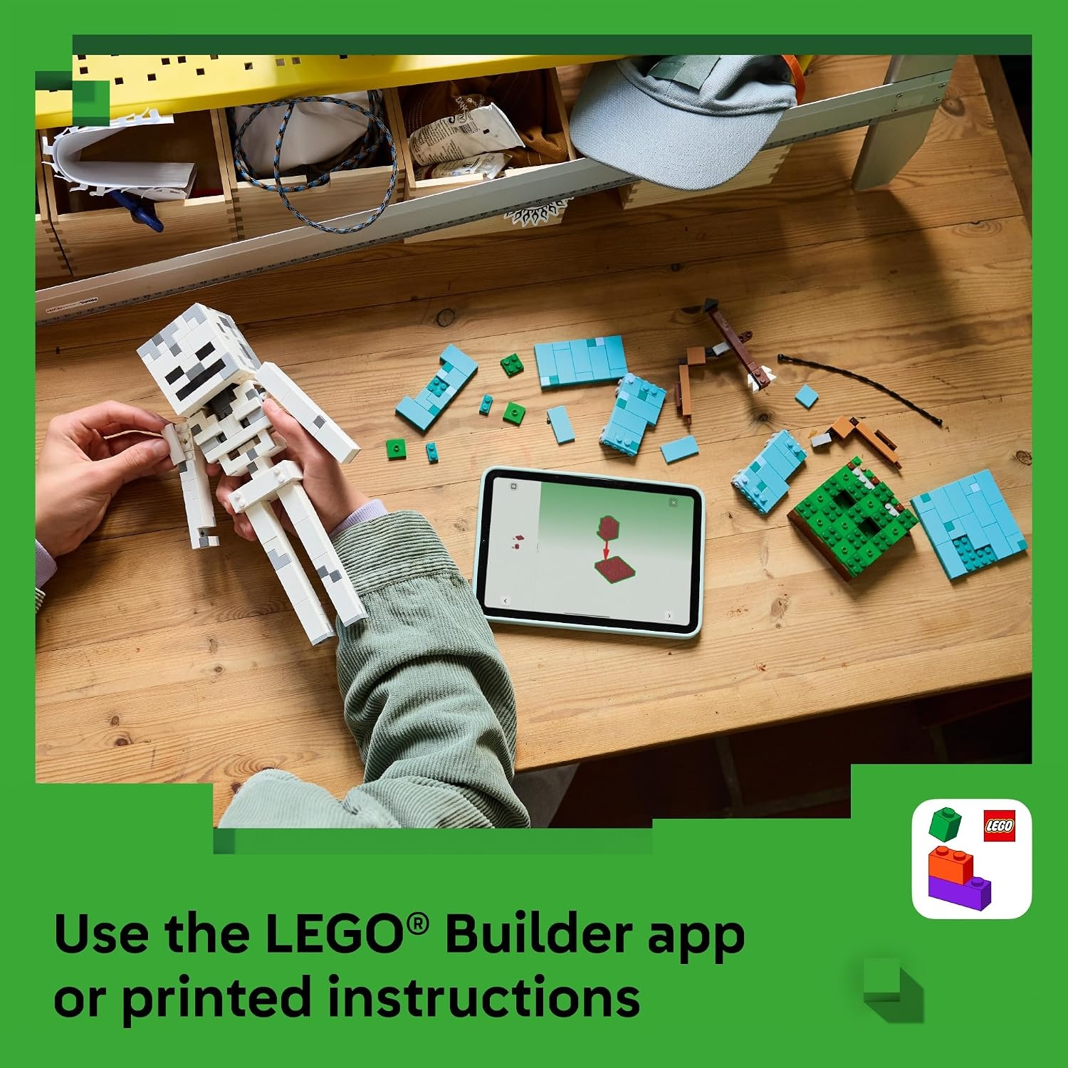 image:imageLEGO Minecraft The Skeleton 21594 Building Toys for Boys amp Girls Ages 10 Display for Bedroom 502 pieces Gift for Gamers