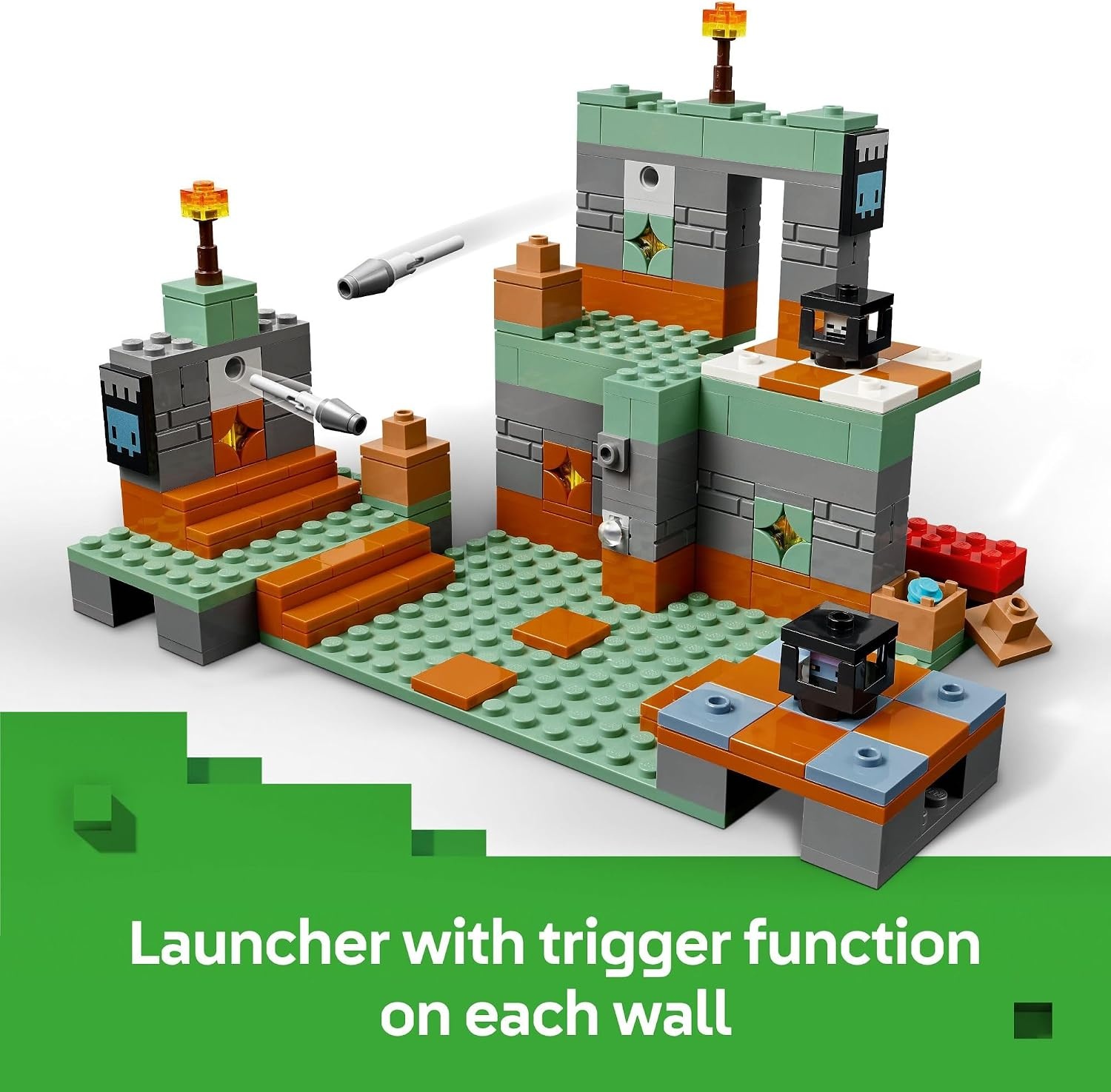 image:imageLEGO Minecraft The Trial Chamber Building Toy Gamer Playset for Kids Girls and Boys Ages 8 Includes Shadow Hoodie Minifigure for Pretend Play Gift Idea for Birthday 21271