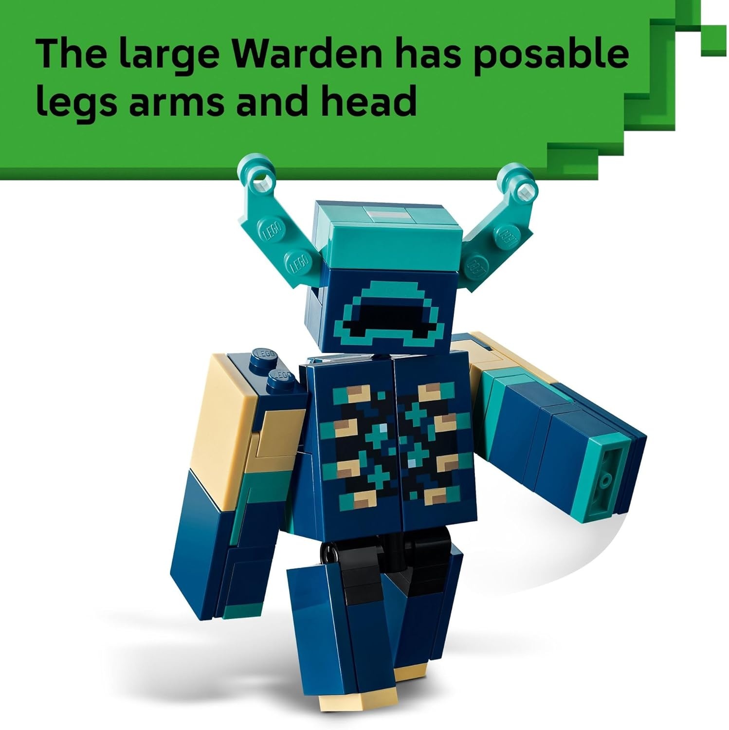 image:imageLEGO Minecraft The Warden Encounter Kids Toy Collectible Building Set for Boys and Girls 7 with Silent Ranger Minifigure Great Birthday Gift for Gamers and Kids Who Love Minecraft Toys 21274