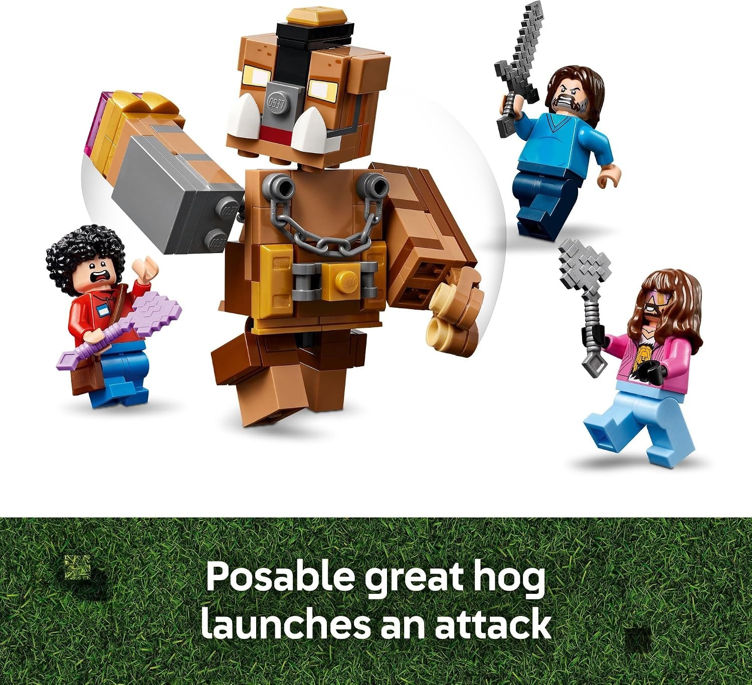 image:imageLEGO Minecraft Woodland Mansion Fighting Ring Building Toy for Kids Age 10 Includes Steve Garrett amp Henry Minecraft Figures Plus a Chicken Jockey amp More Birthday Gift Idea for Fans 21272