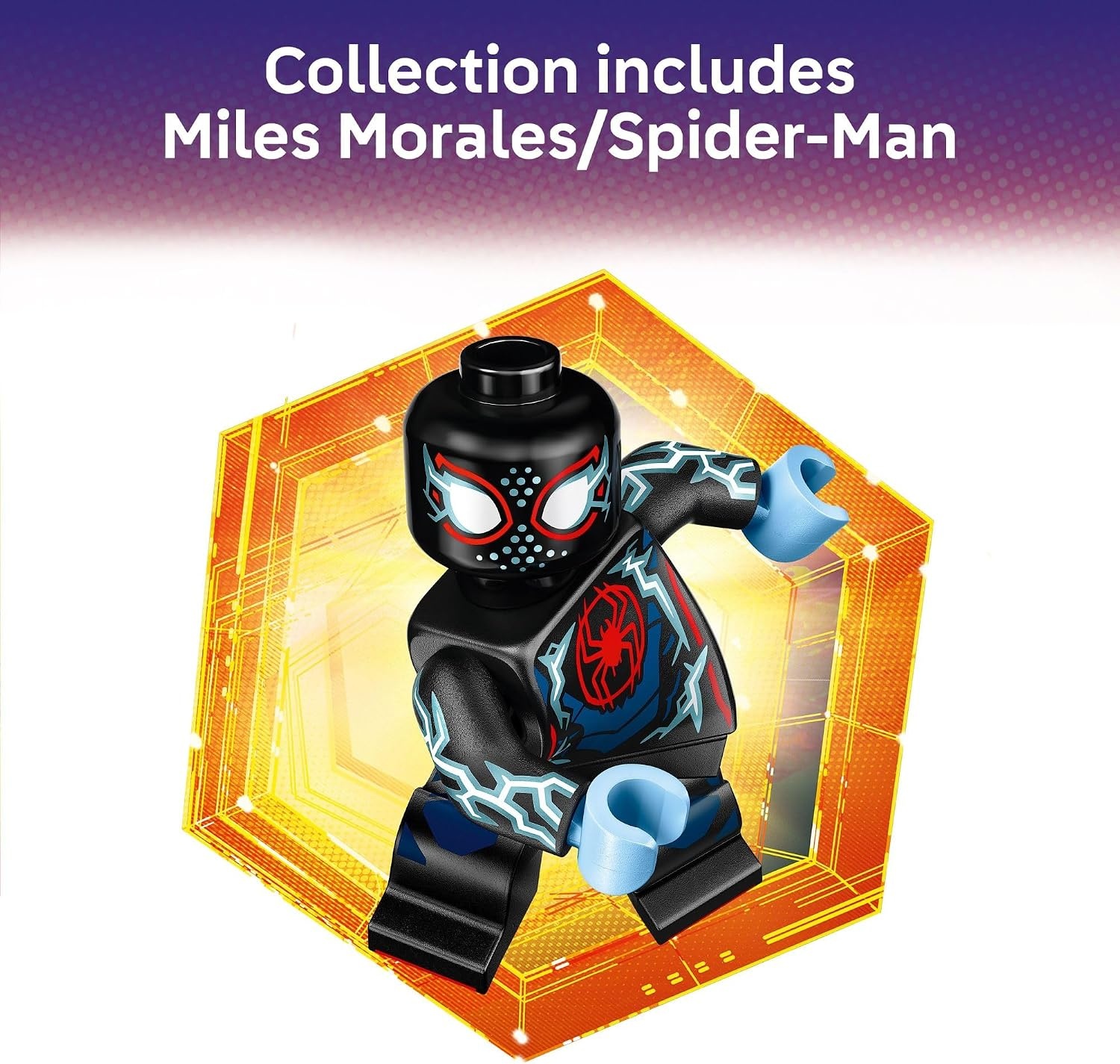 image:imageLEGO Minifigures SpiderMan Across The SpiderVerse 6 Pack SpiderMan Toys for Boys amp Girls Ages 5 Pretend Play Action Figures for Kids Gift for Birthdays 66797