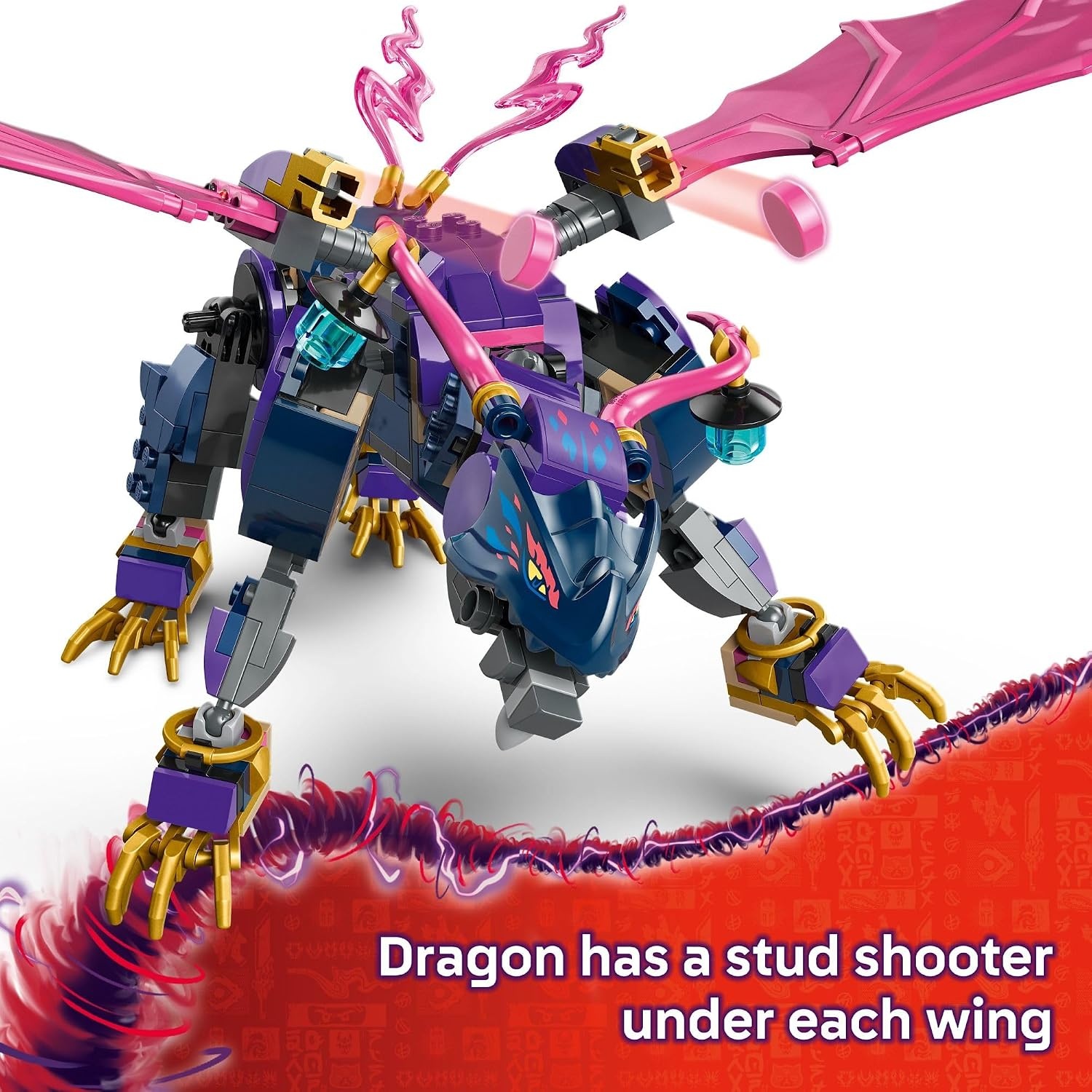 image:imageLEGO NINJAGO Rontu the Master Dragon Building Toy Dragons Rising Model Building Kit for Boys amp Girls Ages 7 Kids Toy W 4 Ninja Minifigures amp Dragon Figurine Gift Idea for Birthdays 71842
