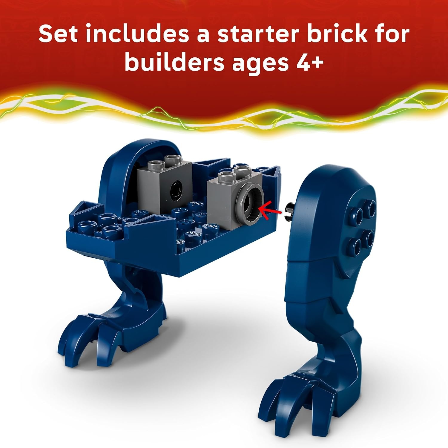 image:imageLEGO NINJAGO Zanes Ice Dragon Battle 71865 Building Toys for Boys amp Girls Ages 4 Posable Snake amp Dragon Figures Pretend Play 4 Minifigures 141 pieces Gift Idea