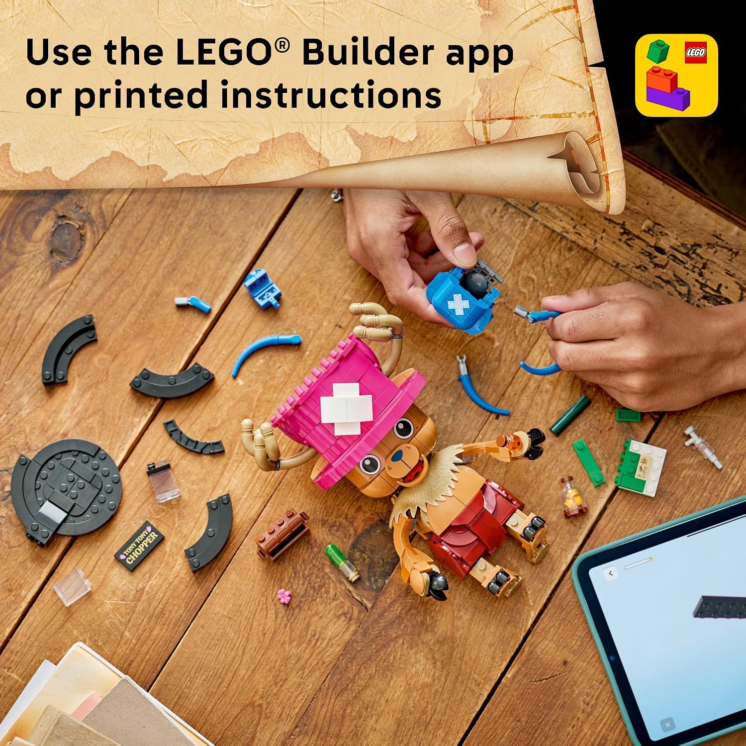 image:imageLEGO ONE PIECE Tony Tony Chopper 75643 Building Toys for Boys amp Girls Ages 9 Display Set for Bedroom or Book Shelf 577 pieces Gift for Birthdays