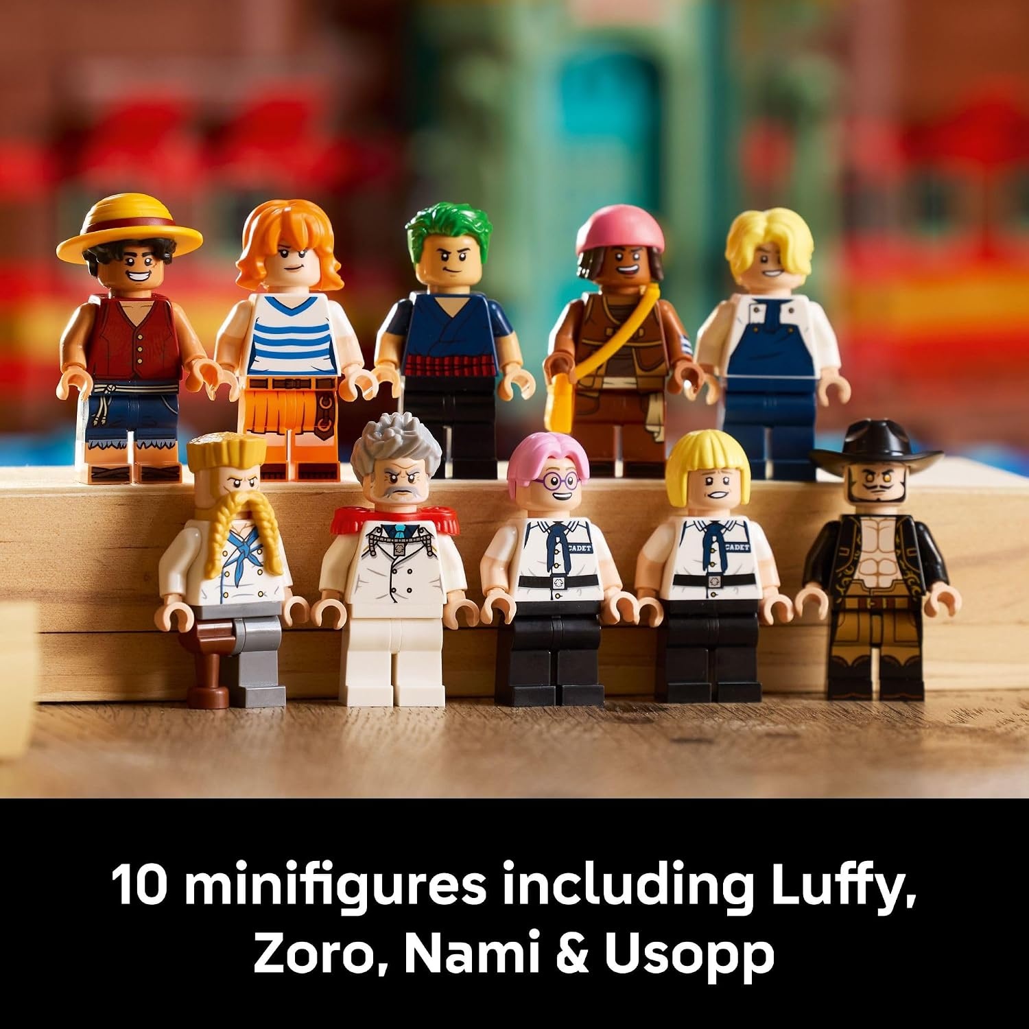 image:imageLEGO ONE Piece The Baratie Floating Restaurant Building Set for Adults Collectible Building Blocks for Anime Fans 18 Arts and Crafts DIY Kit W10 Minifigures Gift Idea for Birthdays 75640