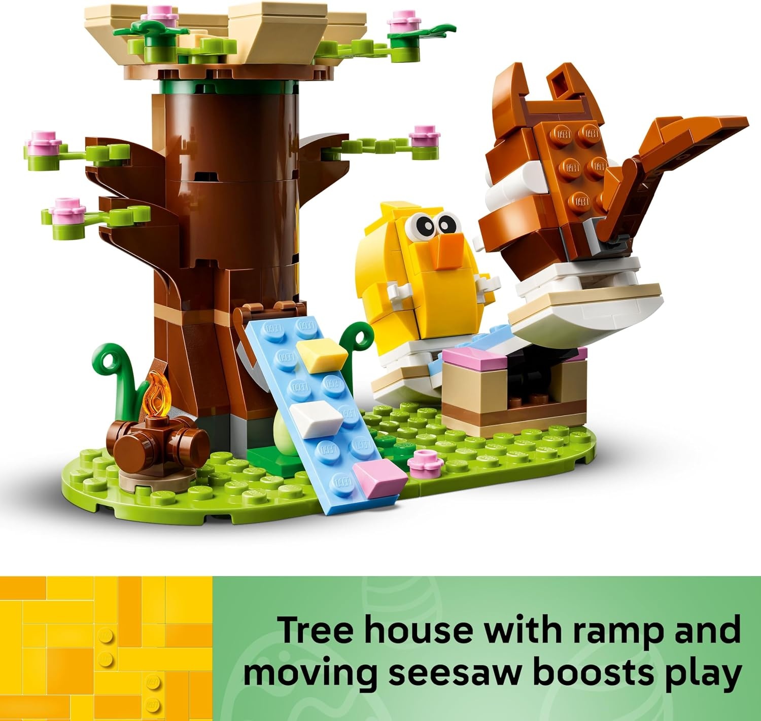 image:imageLEGO Spring Animal Playground Building Toy Pretend Play Set with Squirrel and Bird Figure for Boys and Girls Ages 8 Gift Idea for Easter and Kids Birthdays 40709