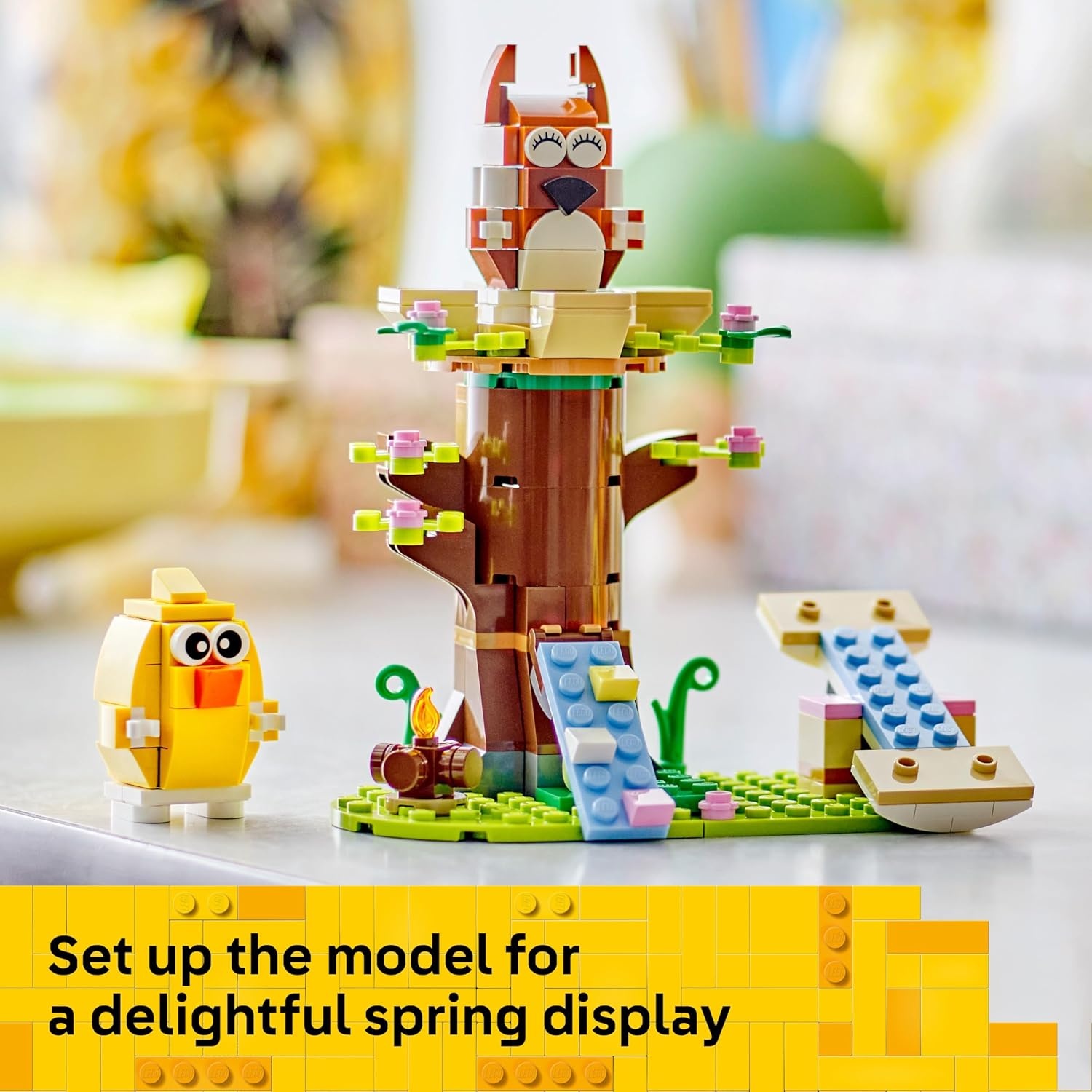 image:imageLEGO Spring Animal Playground Building Toy Pretend Play Set with Squirrel and Bird Figure for Boys and Girls Ages 8 Gift Idea for Easter and Kids Birthdays 40709