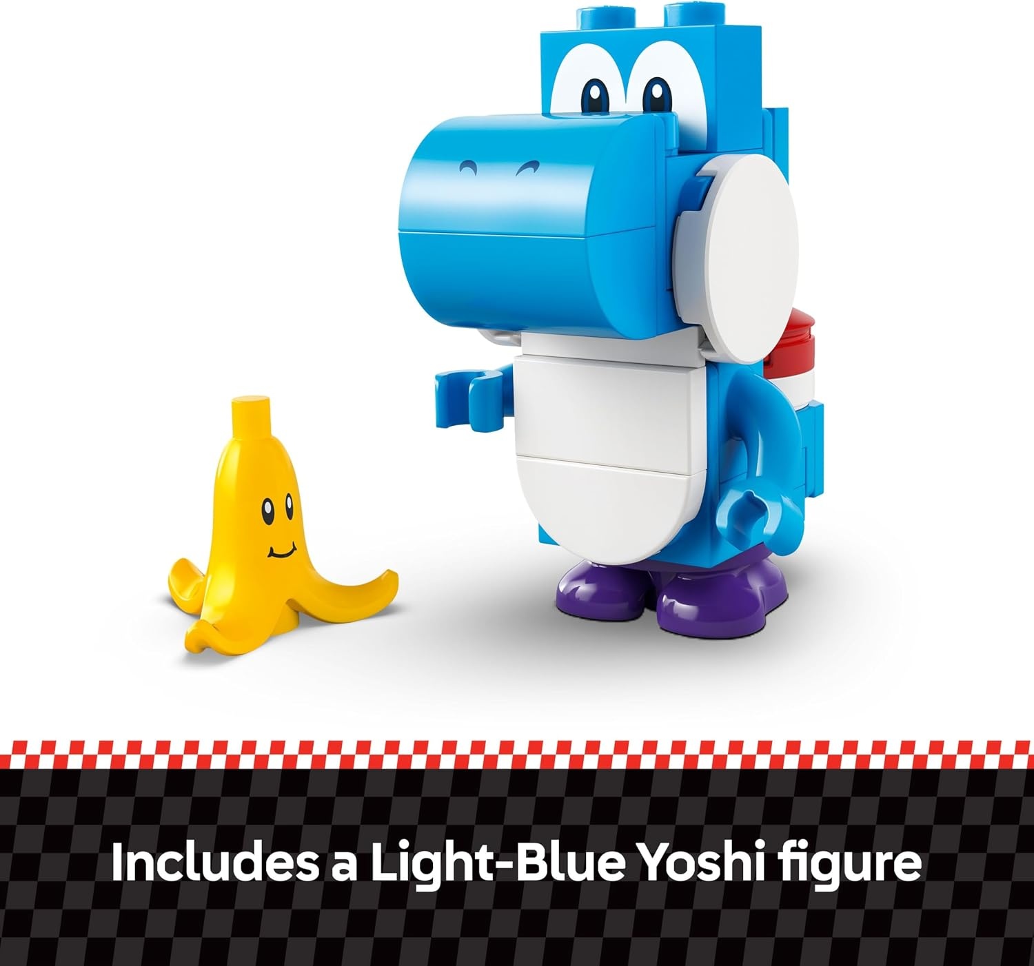 image:imageLEGO Super Mario Mario Kart Yoshi Bike Building Toy Set for Kids Boys and Girls Ages 7 Mario Kart Toy for Fans with Blue Yoshi Gift Idea for Birthdays 72031