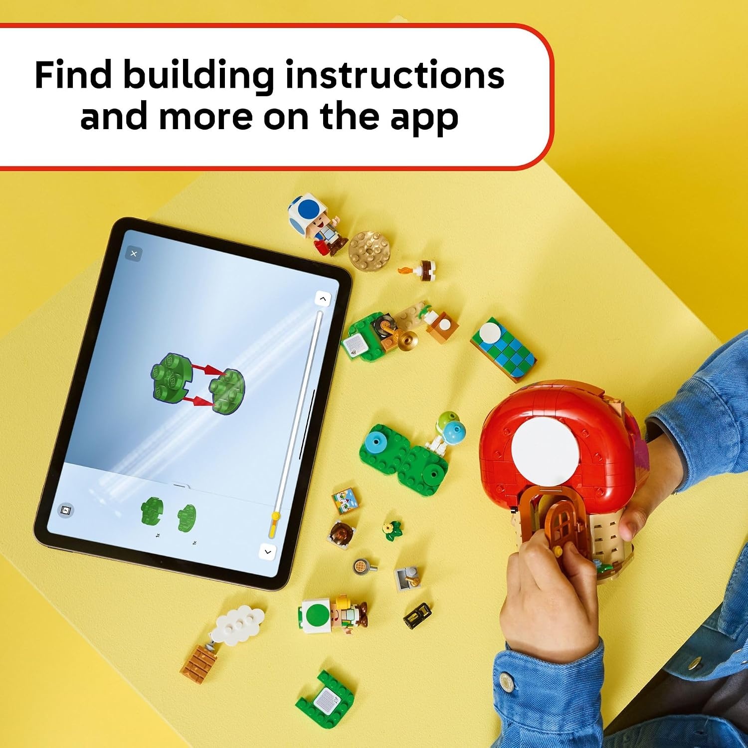 image:imageLEGO Super Mario Party at Toads House Building Toy Pretend Play Set for Boys amp Girls Ages 7 Kids Building Blocks with Digital Action amp 2 Toad Toy Figures Gift Idea for Birthdays 72041