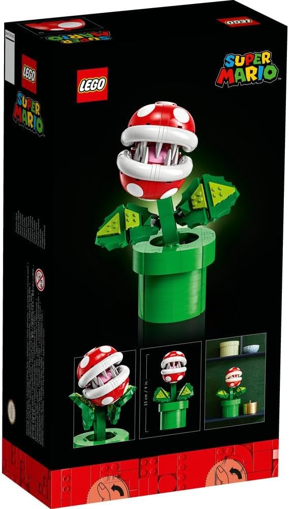 image:imageLEGO Super Mario Piranha Plant Building Sets for Adults Mario Collectible for Men amp Women Ages 18 Years Gift for Birthdays Bedroom Home Office or Book Shelf Decor 71426Multicoloured