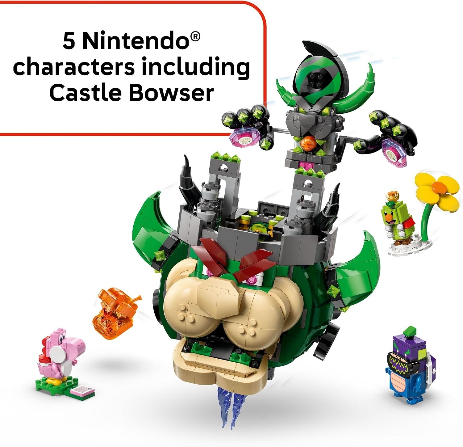 image:imageLEGO Super Mario Prince Florian amp Castle Bowser Building Toy Pretend Play Set for Boys amp Girls Ages 9 Building Blocks for Kids WDigital Action amp 4 Toy Figures Gift Idea for Birthdays 72042