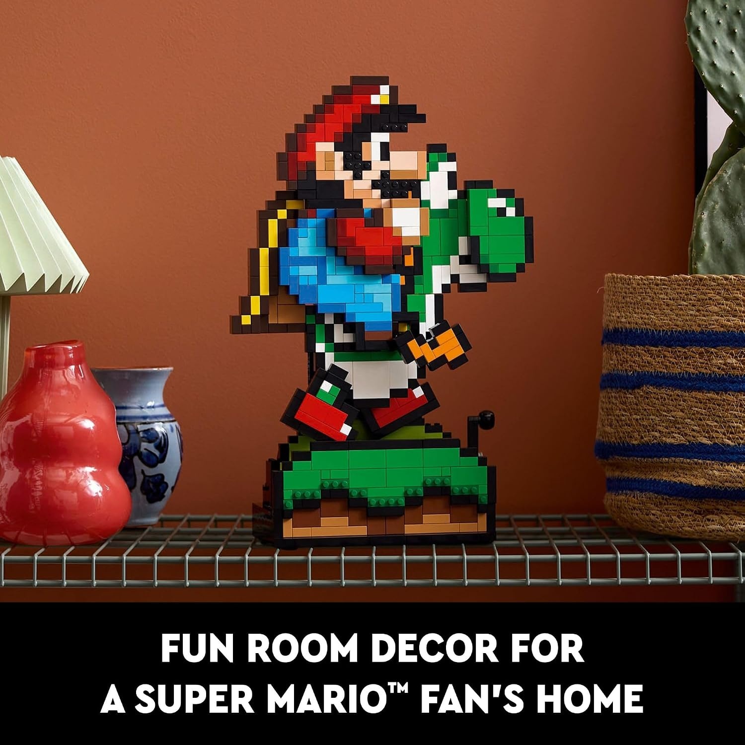 image:imageLEGO Super Mario World Mario amp Yoshi Building Set for Adults Ages 18 Gift Idea for Birthdays DIY Craft for Fans of Nintendo Game Home or Office Display 71438