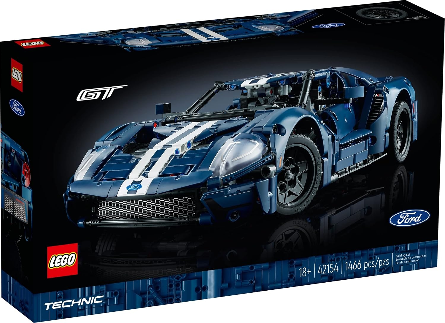 image:imageLEGO Technic 2022 Ford GT Building Set for Adults Collectible Kit WAuthentic Features Ages 18 112 Scale Gifts for Men amp Women Display as Bedroom or Home Decor 42154