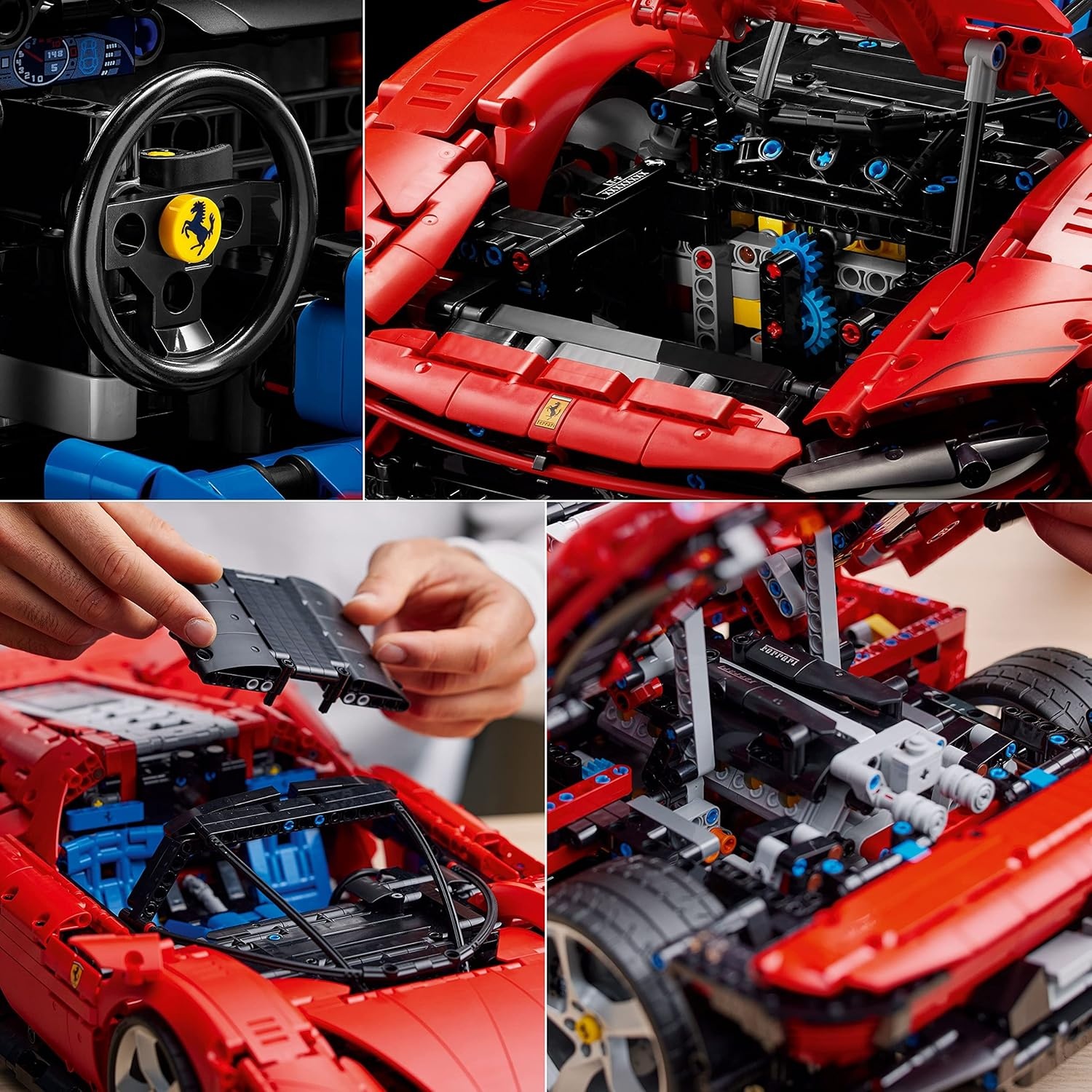 image:imageLEGO Technic Ferrari Daytona SP3 42143 Race Car Model Building Kit 18 Scale Advanced Collectible Set for Adults Ultimate Cars Concept Series Great Anniversary and Fathers Day Gift for Car Lover