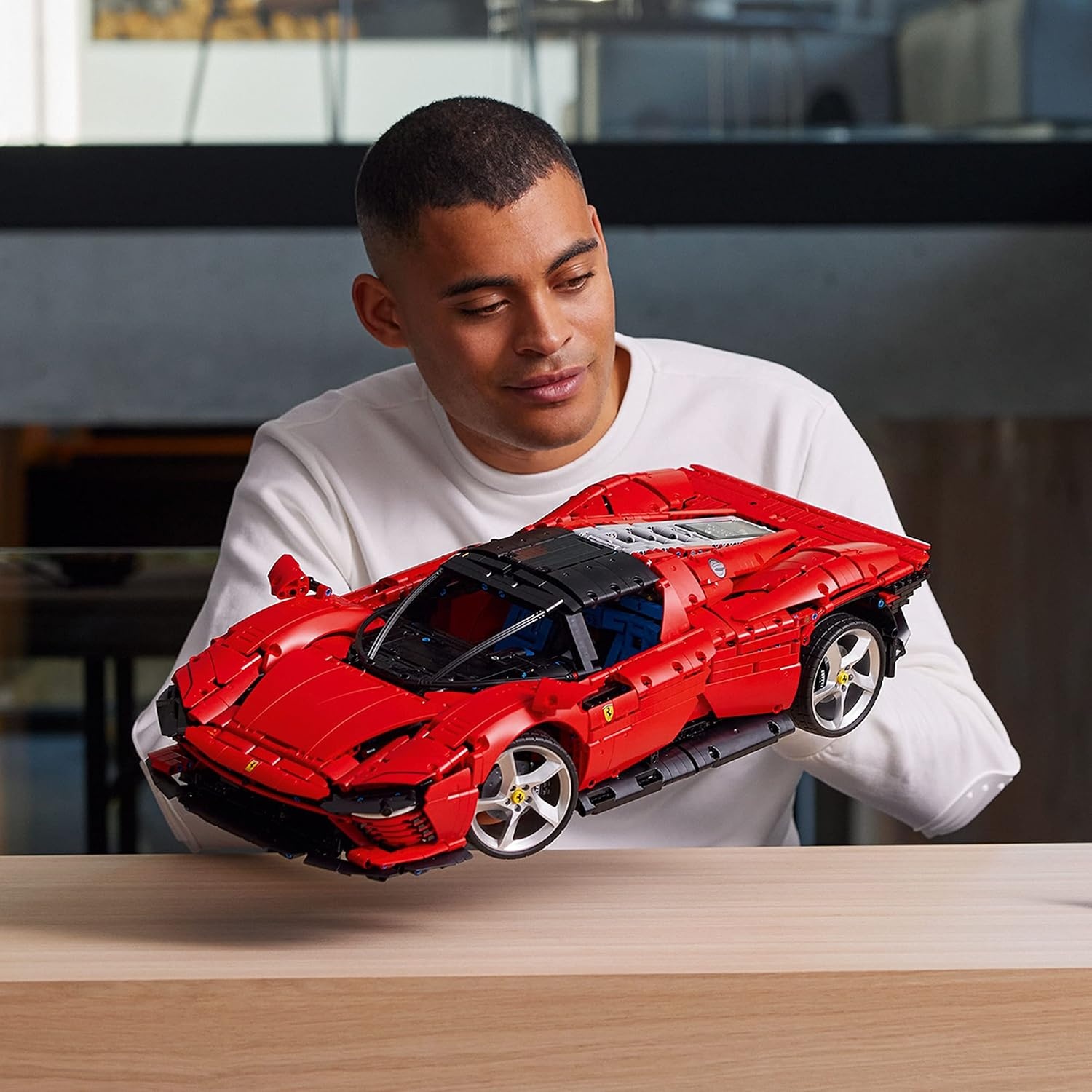 image:imageLEGO Technic Ferrari Daytona SP3 42143 Race Car Model Building Kit 18 Scale Advanced Collectible Set for Adults Ultimate Cars Concept Series Great Anniversary and Fathers Day Gift for Car Lover