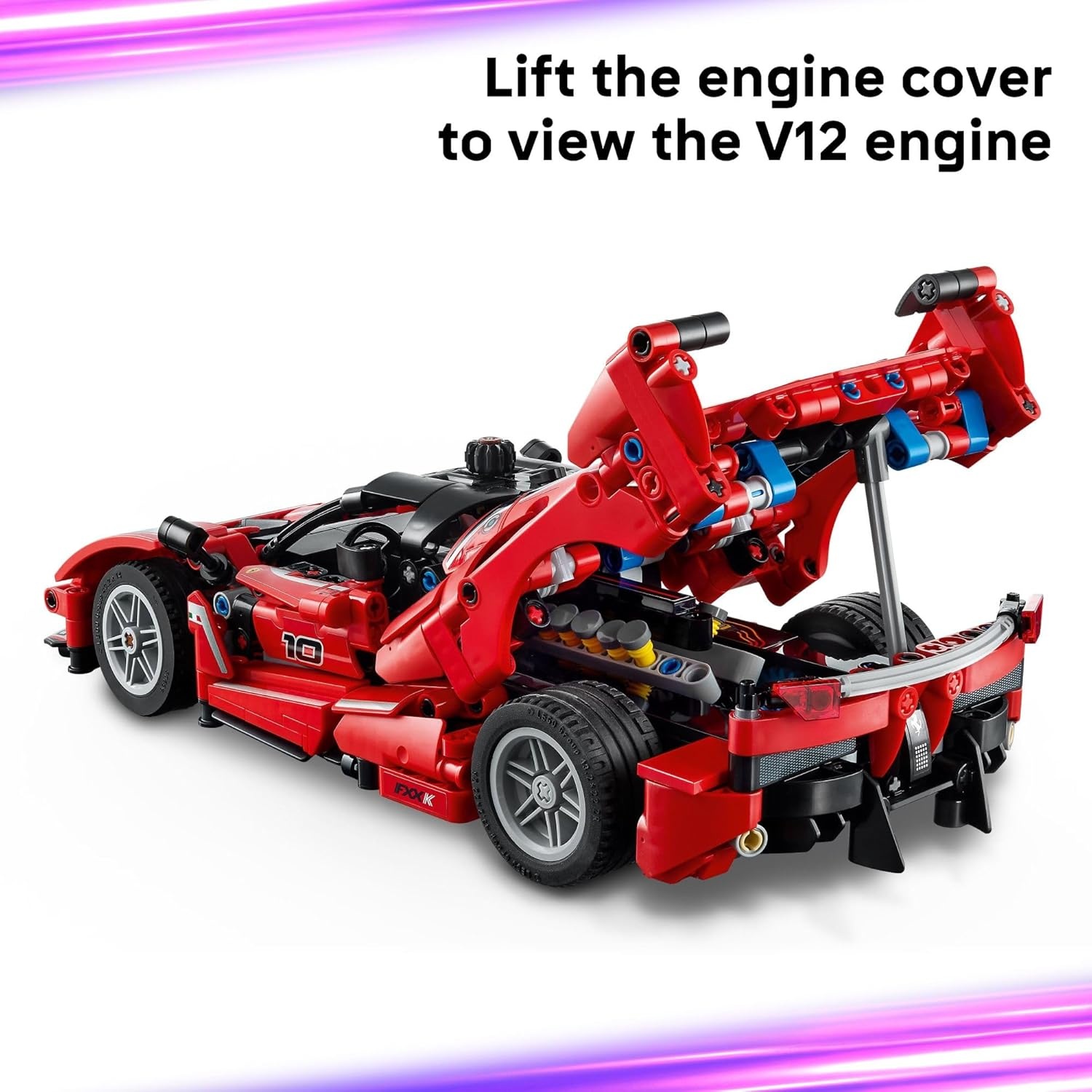 image:imageLEGO Technic Ferrari FXX K Toy Car Building Toy for Girls amp Boys Ages 10 Cool Birthday Gift for Kids Race Car Model for Play amp Display 42212