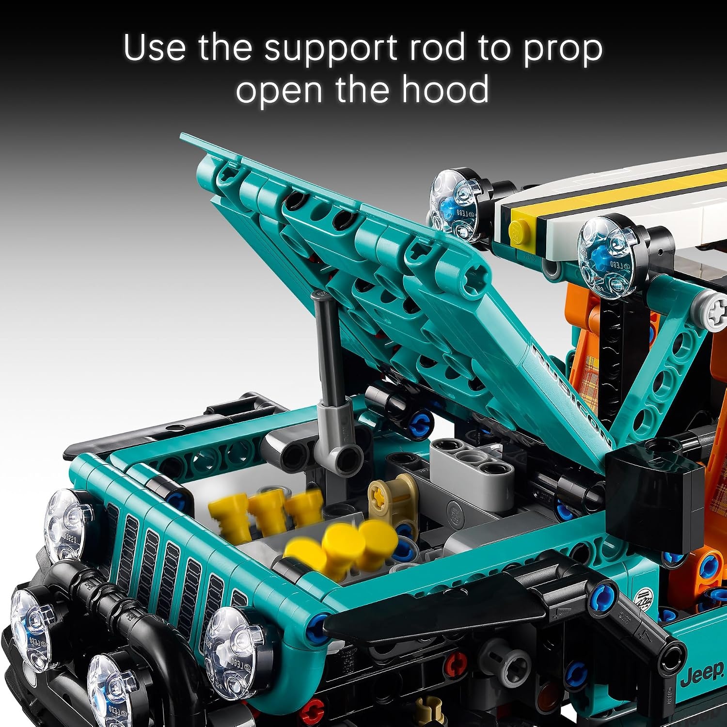 image:imageLEGO Technic Jeep Wrangler Rubicon SUV Building Toy for Boys amp Girls Ages 10 Model Car Kit with Detailed Features Display Set for Bedroom Decor Gift for Birthdays 42227