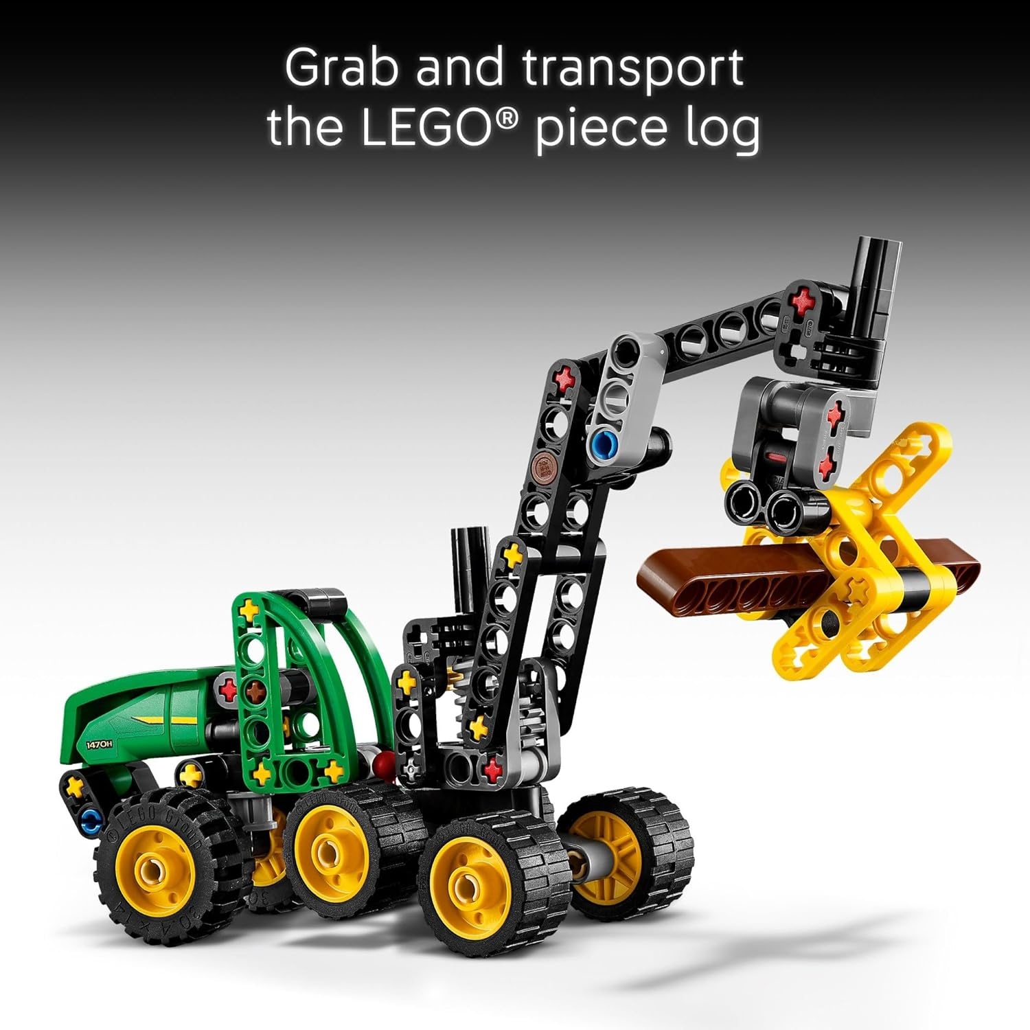 image:imageLEGO Technic John Deere 1470H Wheeled Harvester Building Toy for Kids Heavy Vehicle Playset WRealistic Suspension amp Steering STEM Toy for Boys amp Girls Ages 7 Gift Idea for Birthdays 42218