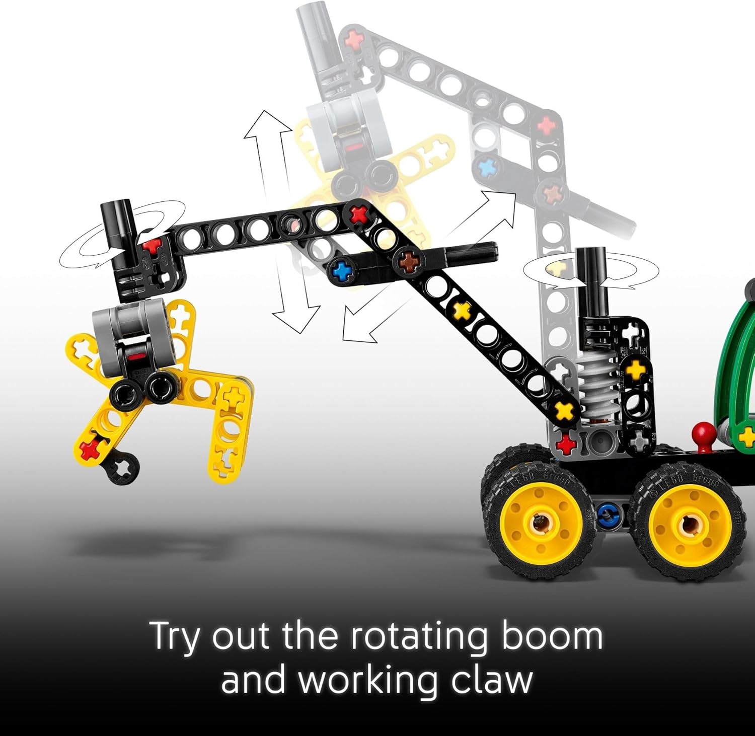 image:imageLEGO Technic John Deere 1470H Wheeled Harvester Building Toy for Kids Heavy Vehicle Playset WRealistic Suspension amp Steering STEM Toy for Boys amp Girls Ages 7 Gift Idea for Birthdays 42218