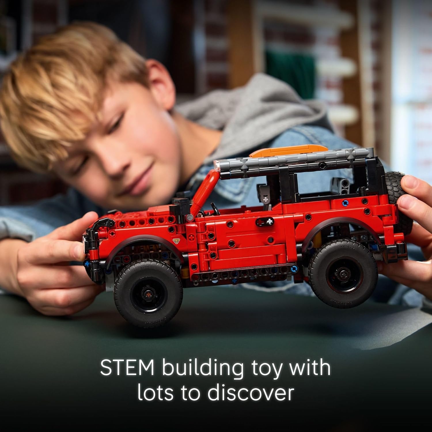 image:imageLEGO Technic Kids Toy Car Building Kit for Boys and Girls Ages 10 Makes a Cool Birthday Gift Authentic Ford Trim amp Details 42213