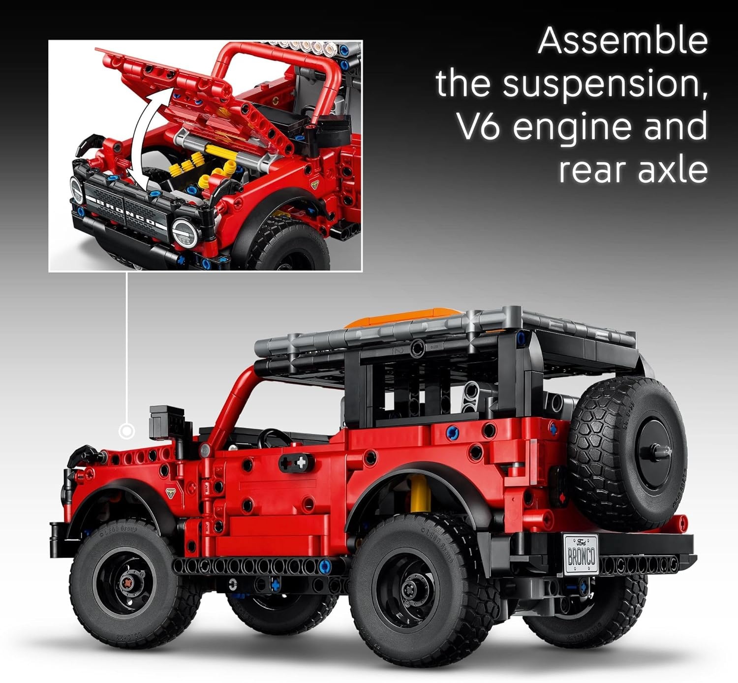 image:imageLEGO Technic Kids Toy Car Building Kit for Boys and Girls Ages 10 Makes a Cool Birthday Gift Authentic Ford Trim amp Details 42213
