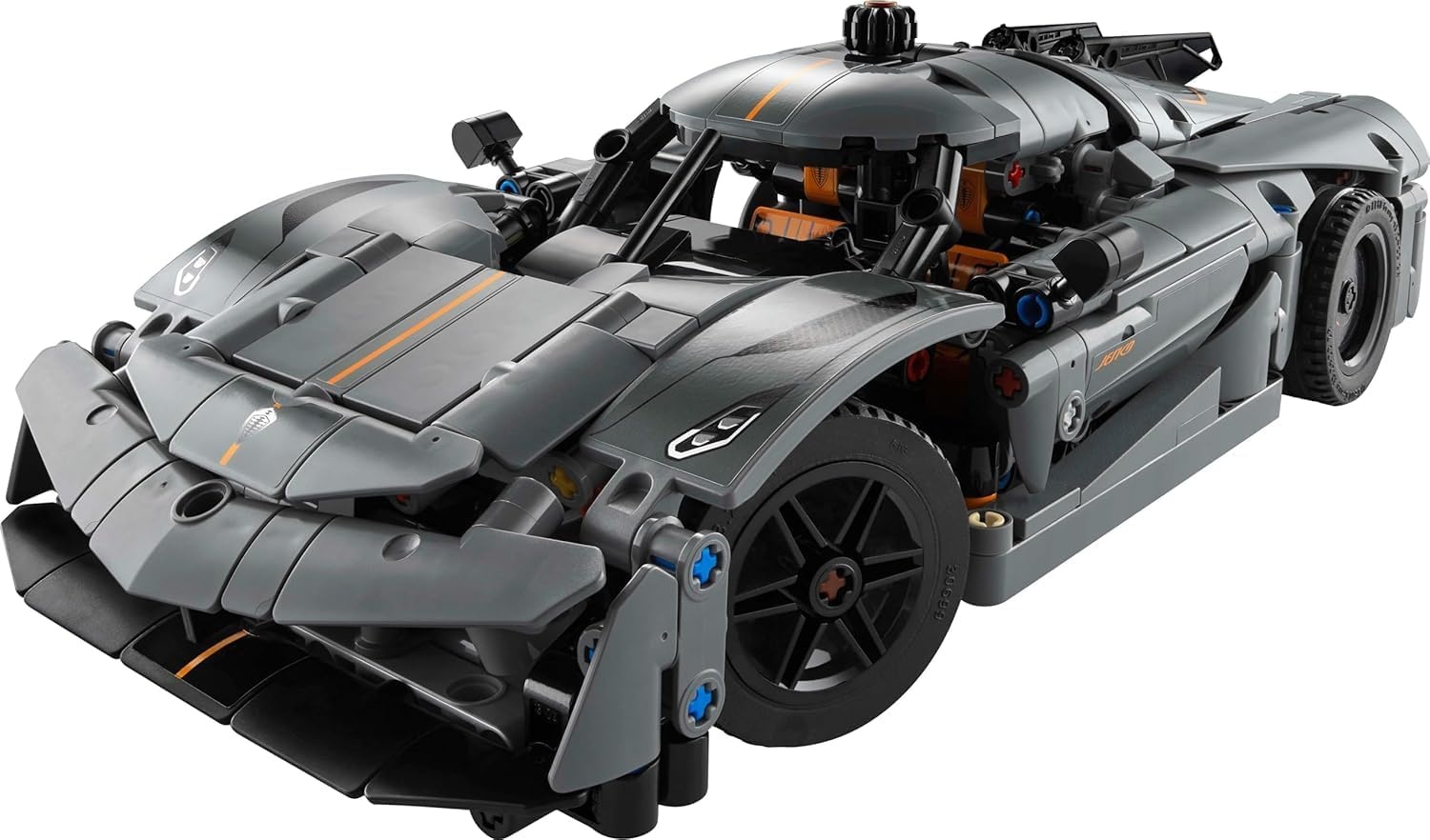 image:imageLEGO Technic Koenigsegg Jesko Absolut Grey Hypercar Sports Car Building Set for Boys and Girls Vehicle Racing for Kids Buildable Model Kit Sport Car Toy Motor Enthusiasts Gift 42173