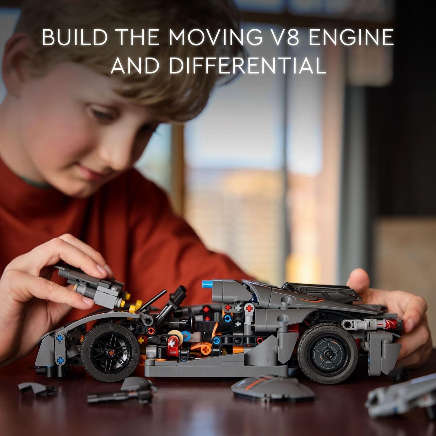 image:imageLEGO Technic Koenigsegg Jesko Absolut Grey Hypercar Sports Car Building Set for Boys and Girls Vehicle Racing for Kids Buildable Model Kit Sport Car Toy Motor Enthusiasts Gift 42173