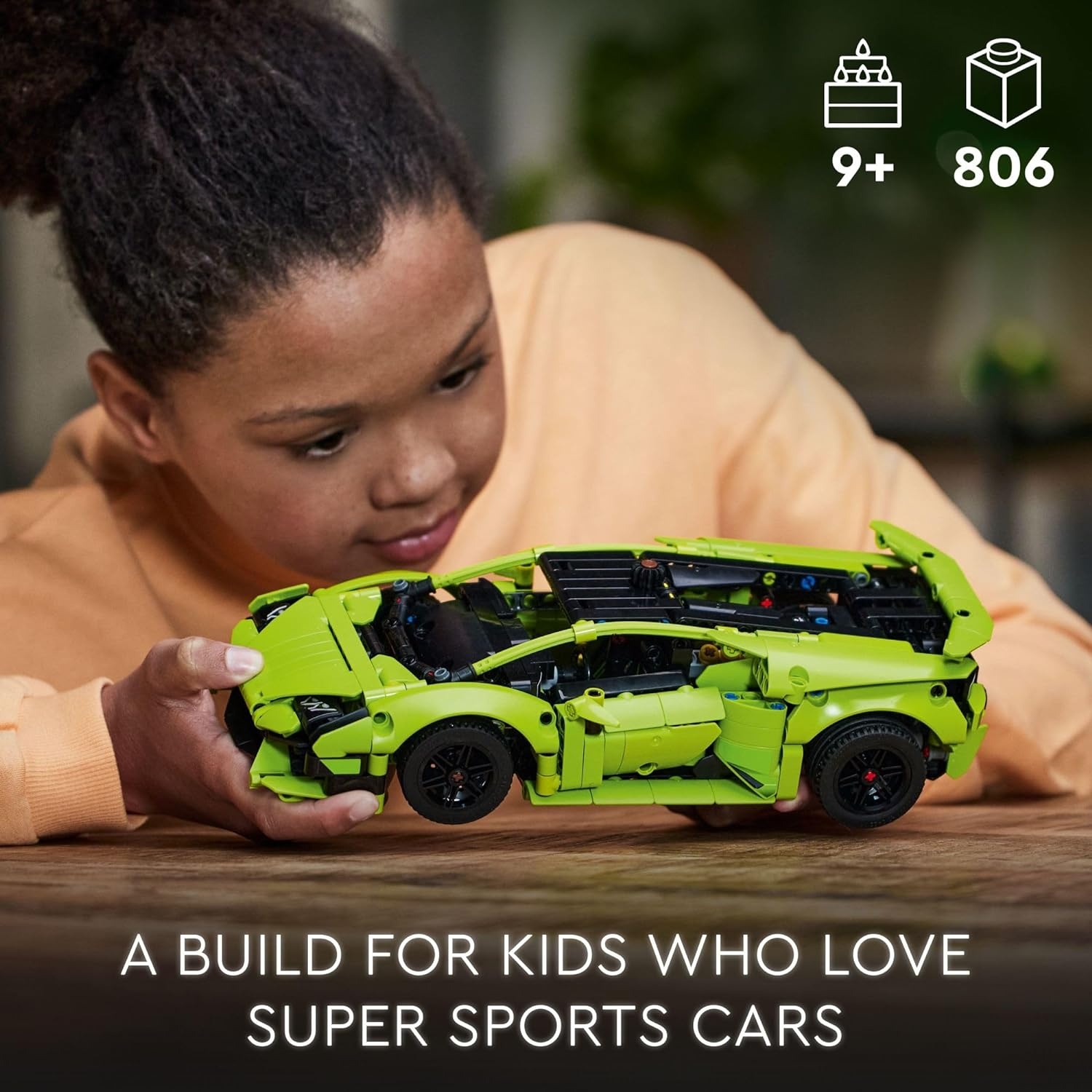 image:imageLEGO Technic Lamborghini Huracn Tecnica Advanced Sports Car Building Kit for Kids Ages 9 and up Who Love Engineering and Collecting Exotic Sports Car Toys 42161