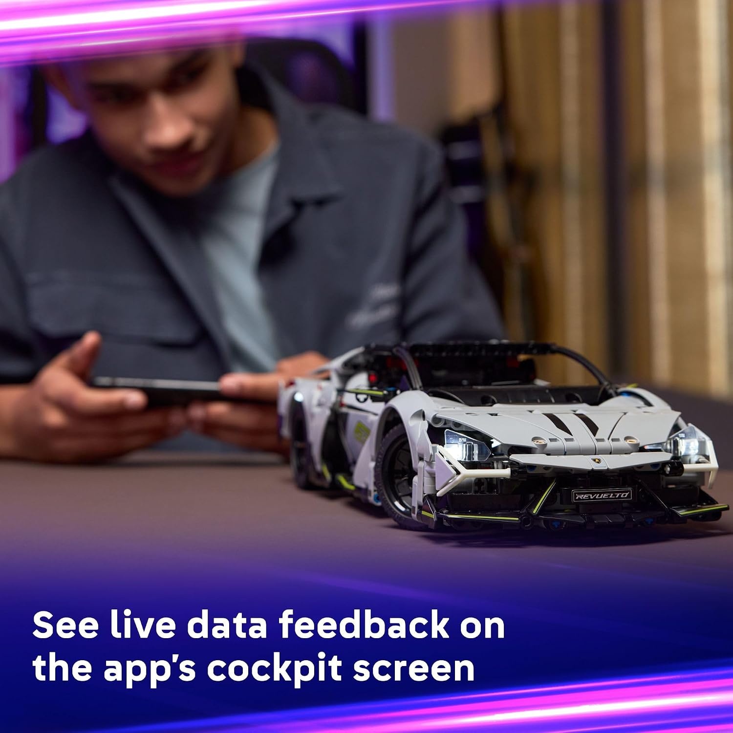 image:imageLEGO Technic Lamborghini Revuelto Super Sports Car Toy Building Set for Girls amp Boys Lamborghini Model Kit for Kids Ages 10 Makes a Great Gift for Kids amp Car Enthusiasts 42214