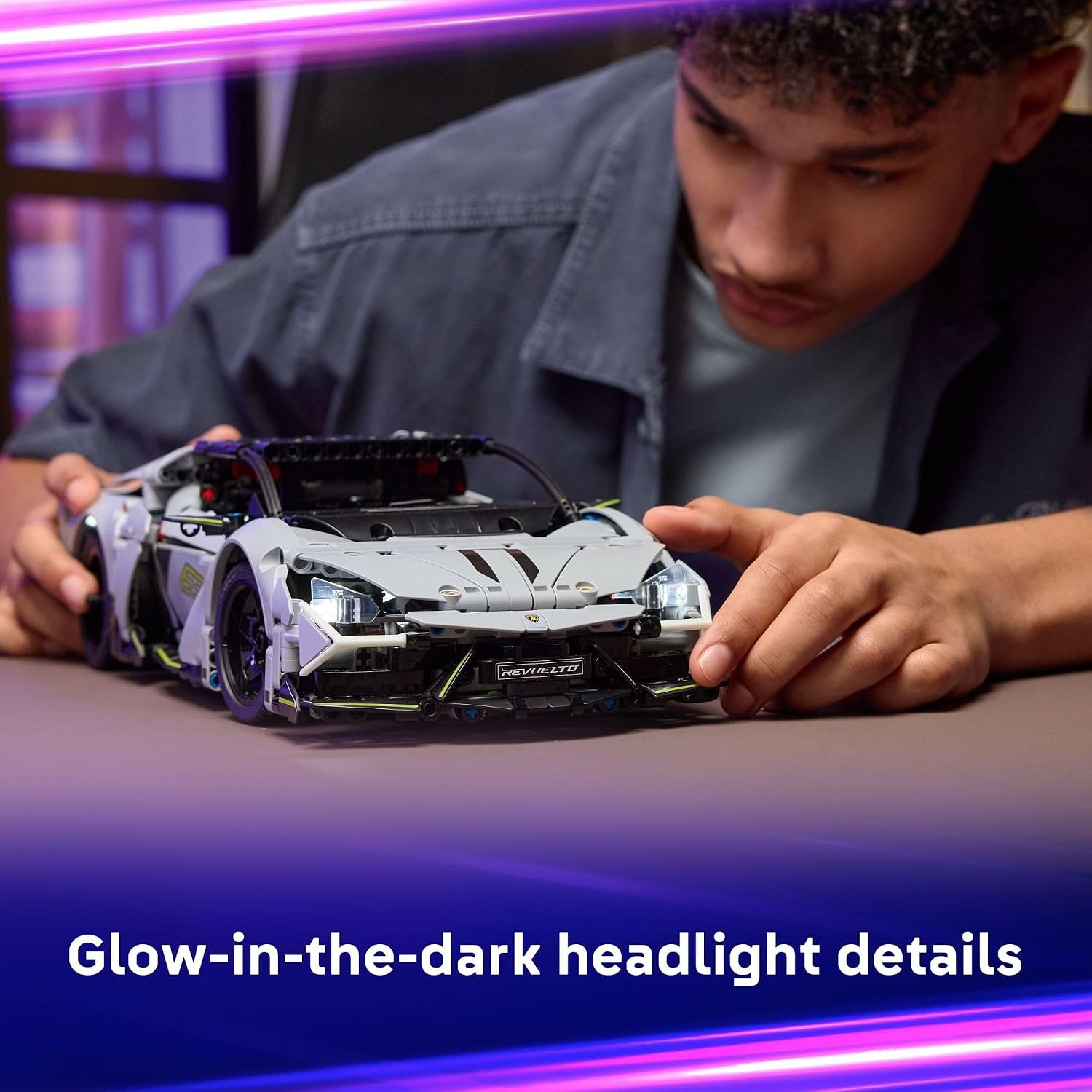 image:imageLEGO Technic Lamborghini Revuelto Super Sports Car Toy Building Set for Girls amp Boys Lamborghini Model Kit for Kids Ages 10 Makes a Great Gift for Kids amp Car Enthusiasts 42214