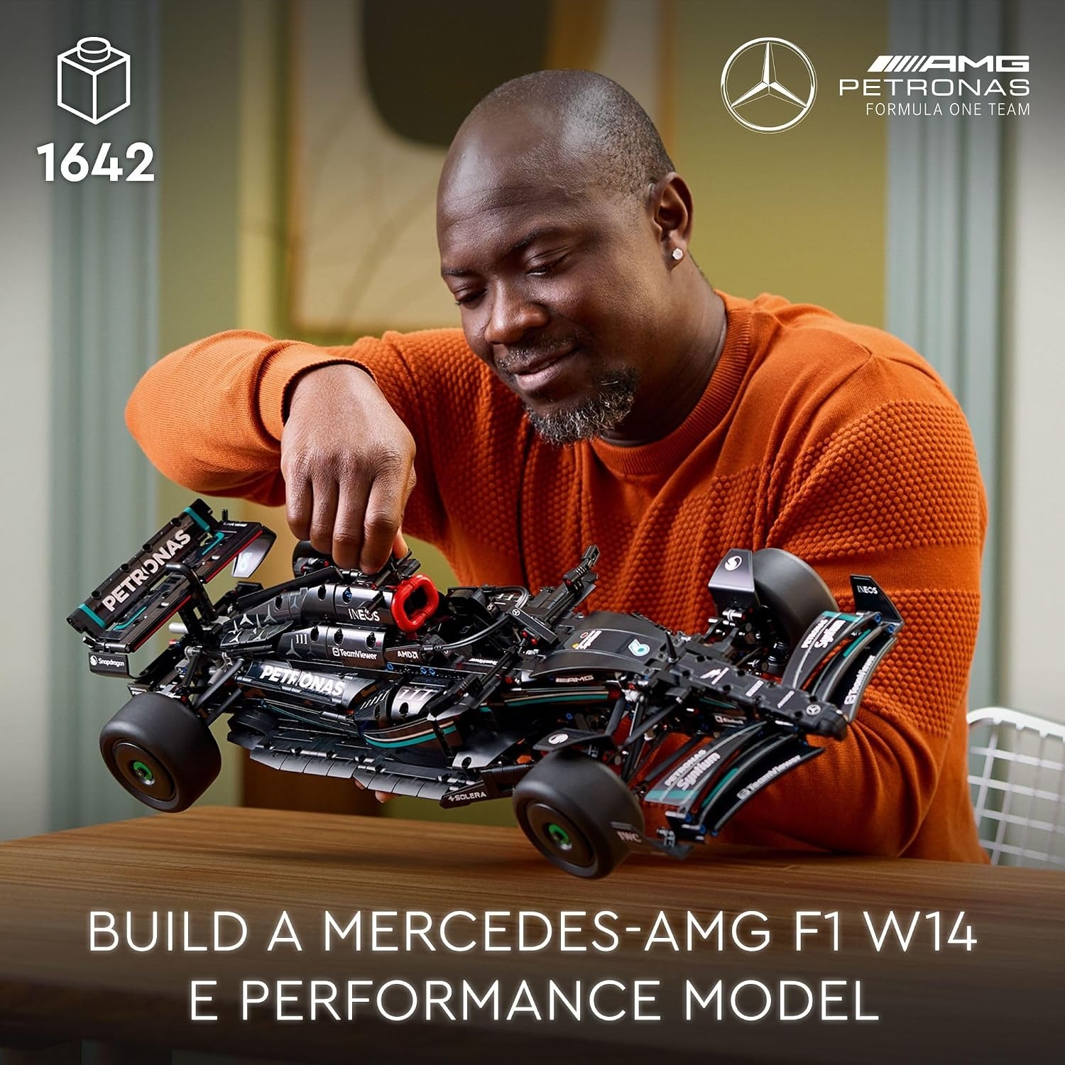 image:imageLEGO Technic MercedesAMG F1 W14 E Performance Model Car Kits Formula 1 Building Sets for Adults Ages 18 Gift for Birthdays Race Car with Realistic Details 42171