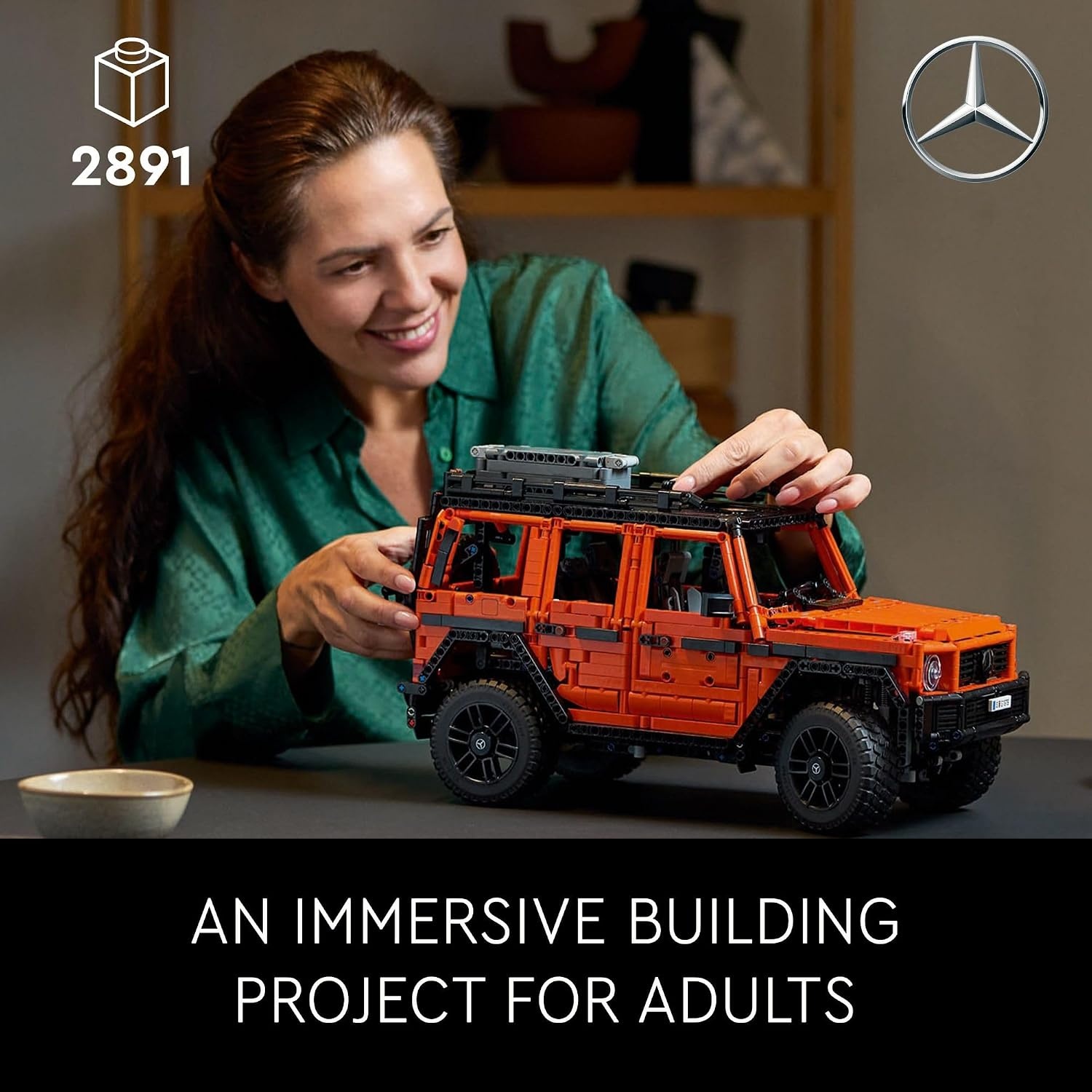 image:imageLEGO Technic MercedesBenz G 500 Professional Line Model Car Kits Building Set of Mercedes GWagon for Adults Ages 18 Gift for Birthdays with Realistic Details 42177