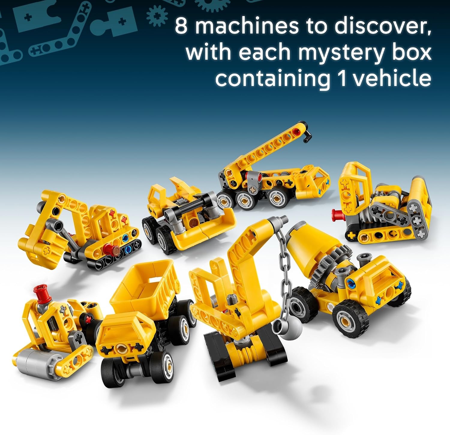image:imageLEGO Technic Mighty Machines 42233 Surprise Mystery Box Toy for Boys amp Girls Ages 7 Small Building Toy Random Construction Vehicle Party Favors for Kids