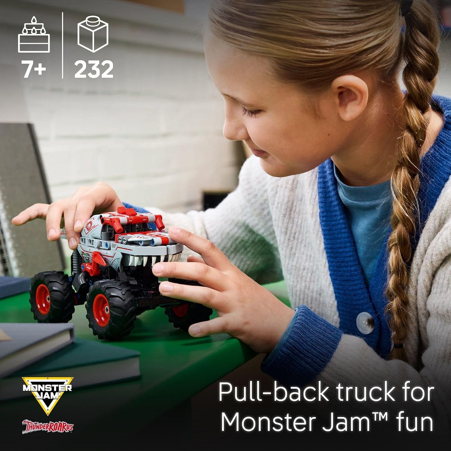 image:imageLEGO Technic Monster Jam DIGatron PullBack Monster Truck Toy Building Toy for Kids Boys and Girls Ages 7 Creative Gift Idea for Lovers of Trucks 42199ThunderROARus