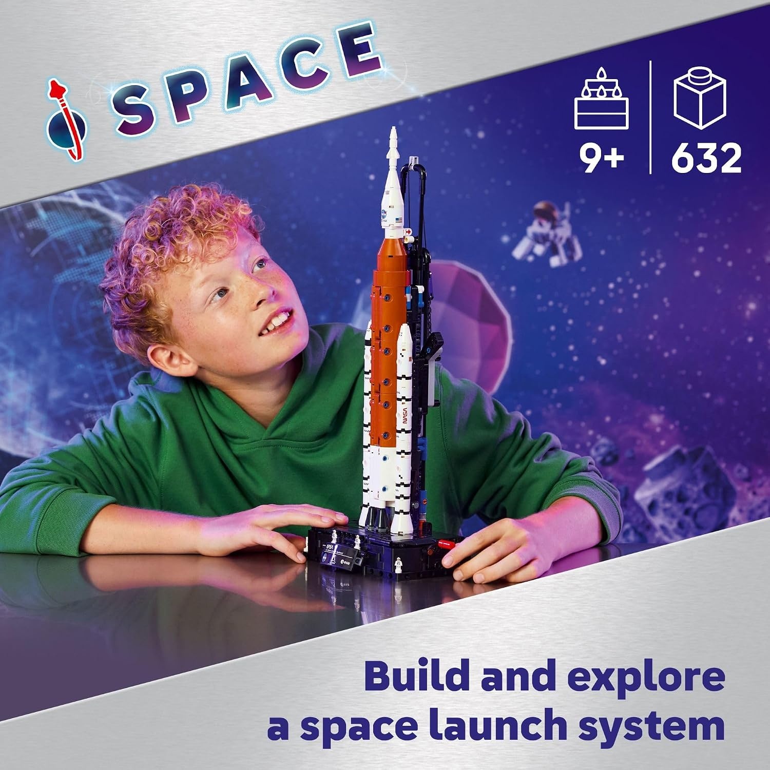 image:imageLEGO Technic NASA Artemis Space Launch System Rocket Building Toy for Boys amp Girls STEM Learning amp Space Toy W3Stage Launch Function for Kids Ages 9 Idea for Birthdays 42221