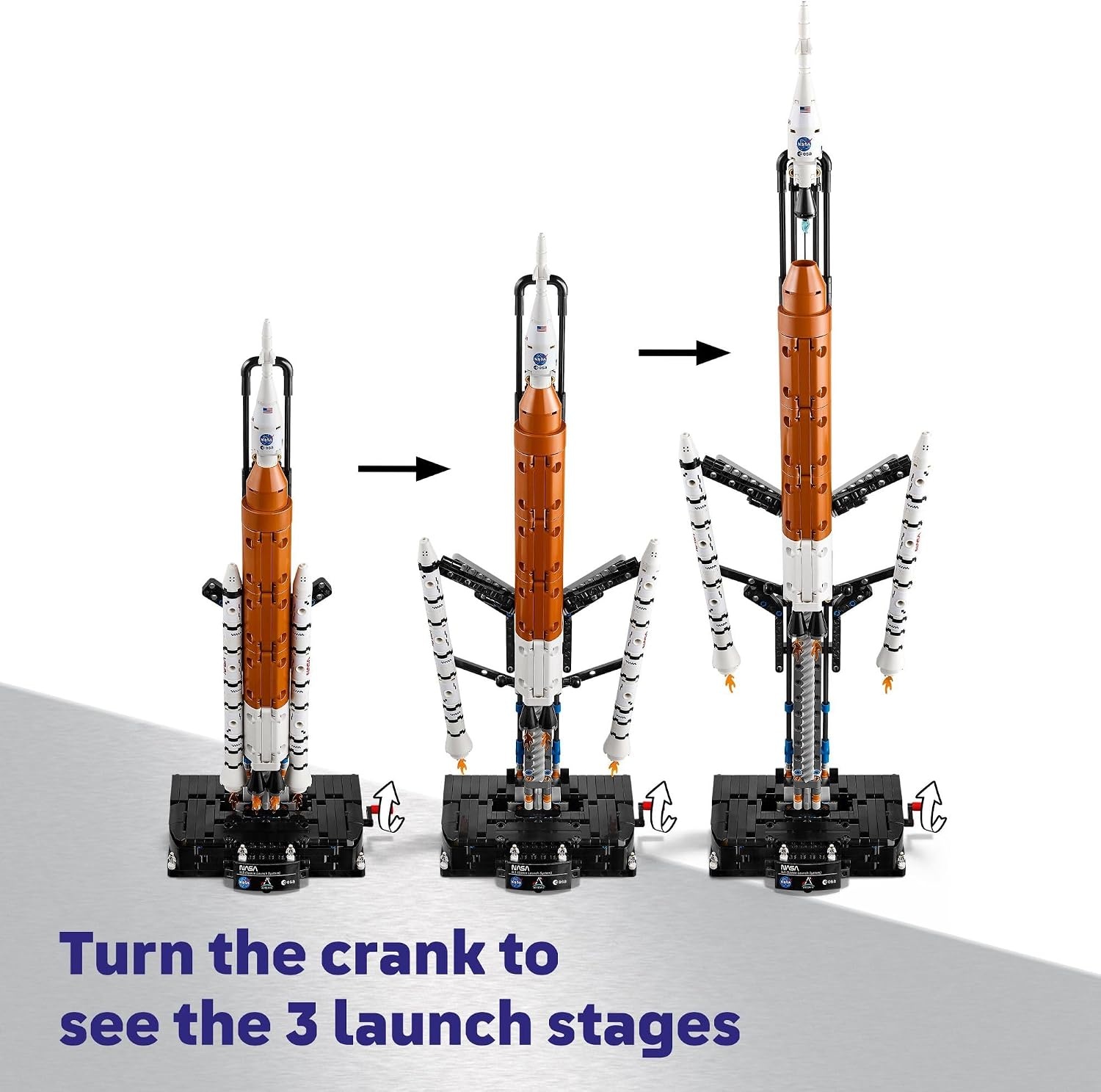 image:imageLEGO Technic NASA Artemis Space Launch System Rocket Building Toy for Boys amp Girls STEM Learning amp Space Toy W3Stage Launch Function for Kids Ages 9 Idea for Birthdays 42221