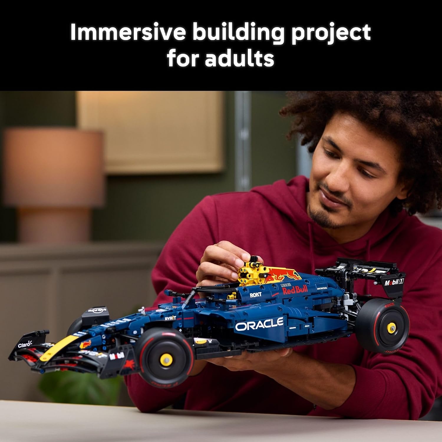 image:imageLEGO Technic Oracle Red Bull Racing RB20 F1 Race Car Model Kit Building Set for Adults Ages 18 with Realistic Features Gift for Birthdays 42206