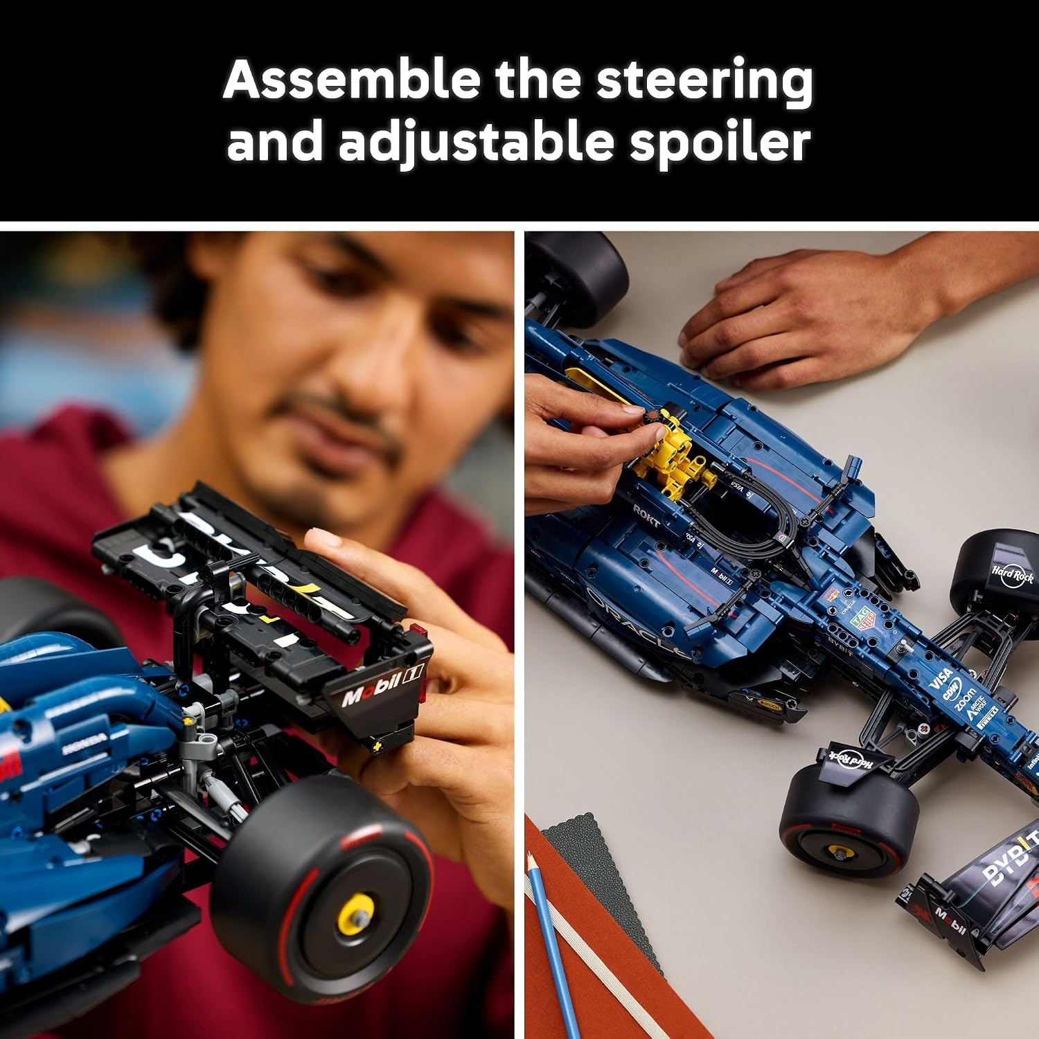 image:imageLEGO Technic Oracle Red Bull Racing RB20 F1 Race Car Model Kit Building Set for Adults Ages 18 with Realistic Features Gift for Birthdays 42206